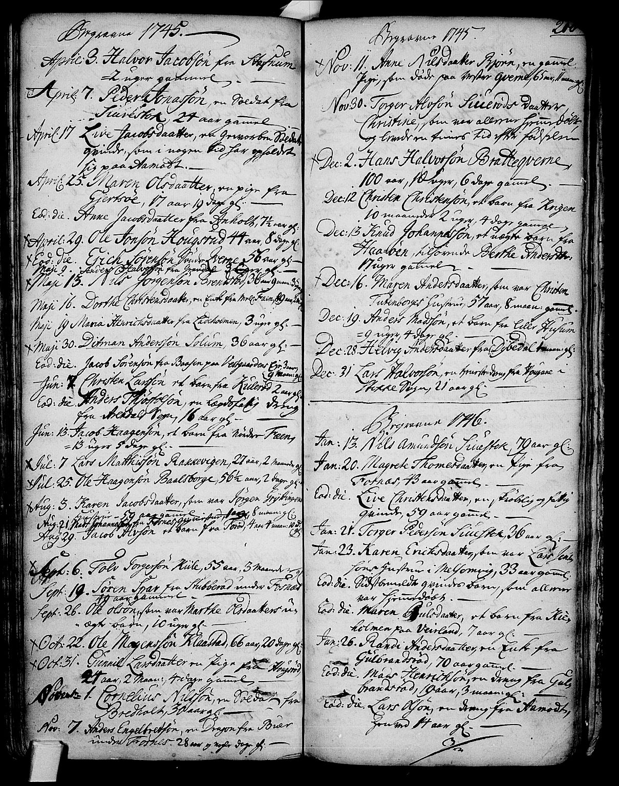Stokke kirkebøker, AV/SAKO-A-320/F/Fa/L0002: Ministerialbok nr. I 2, 1732-1770, s. 208