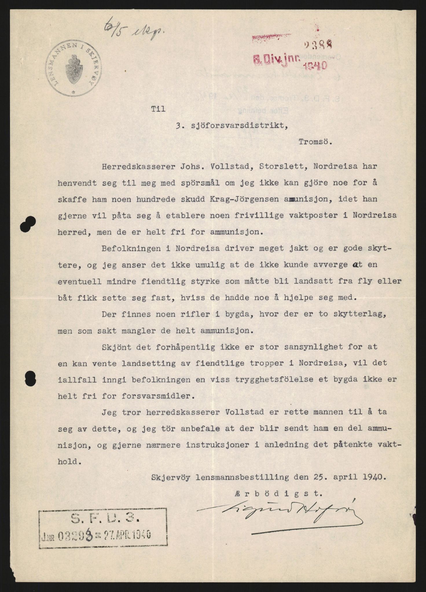 Forsvaret, Forsvarets krigshistoriske avdeling, AV/RA-RAFA-2017/Y/Yb/L0123: II-C-11-600  -  6. Divisjon med avdelinger, 1940, s. 412