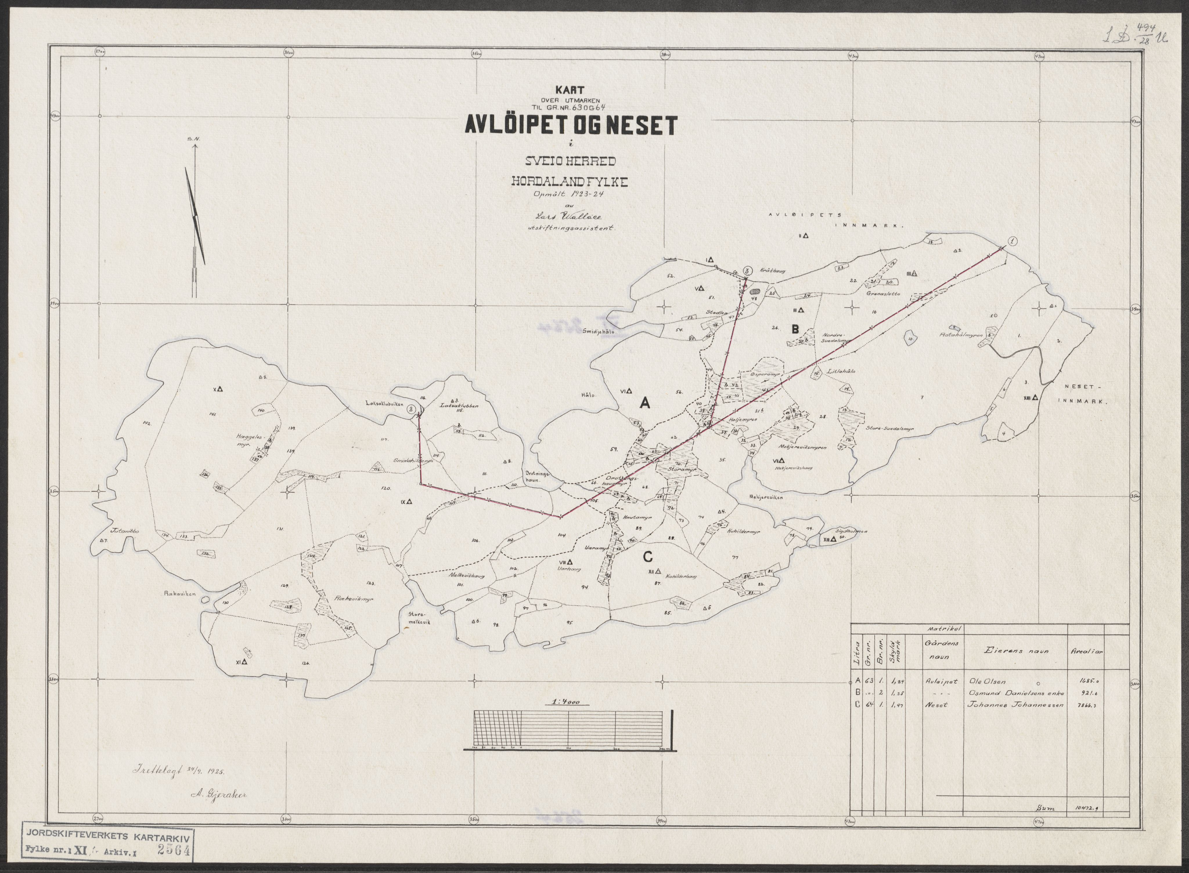 Jordskifteverkets kartarkiv, RA/S-3929/T, 1859-1988, s. 2876