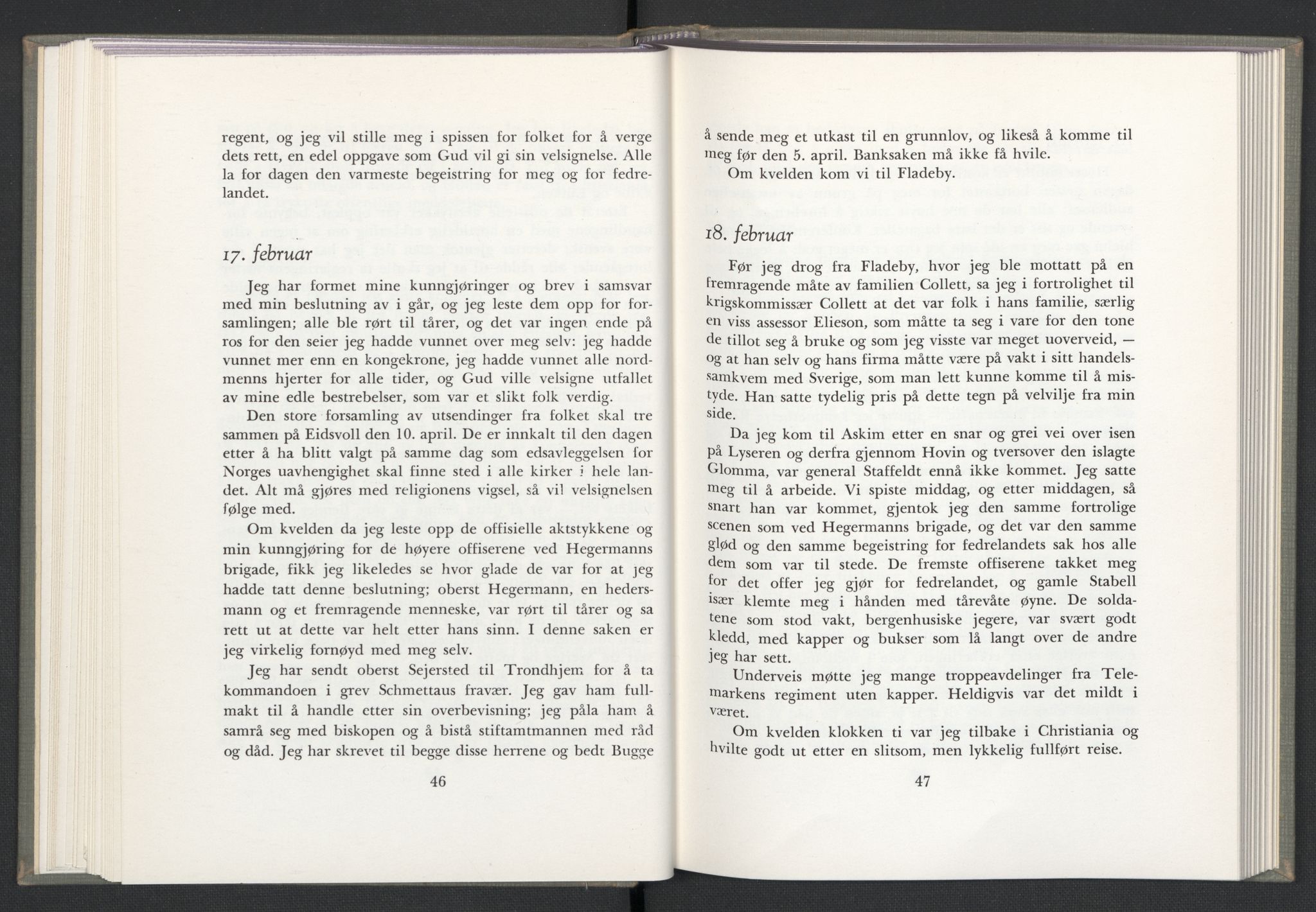 Andre publikasjoner, PUBL/PUBL-999/0003/0002: Christian Frederiks dagbok fra 1814 (1954), 1814, s. 27