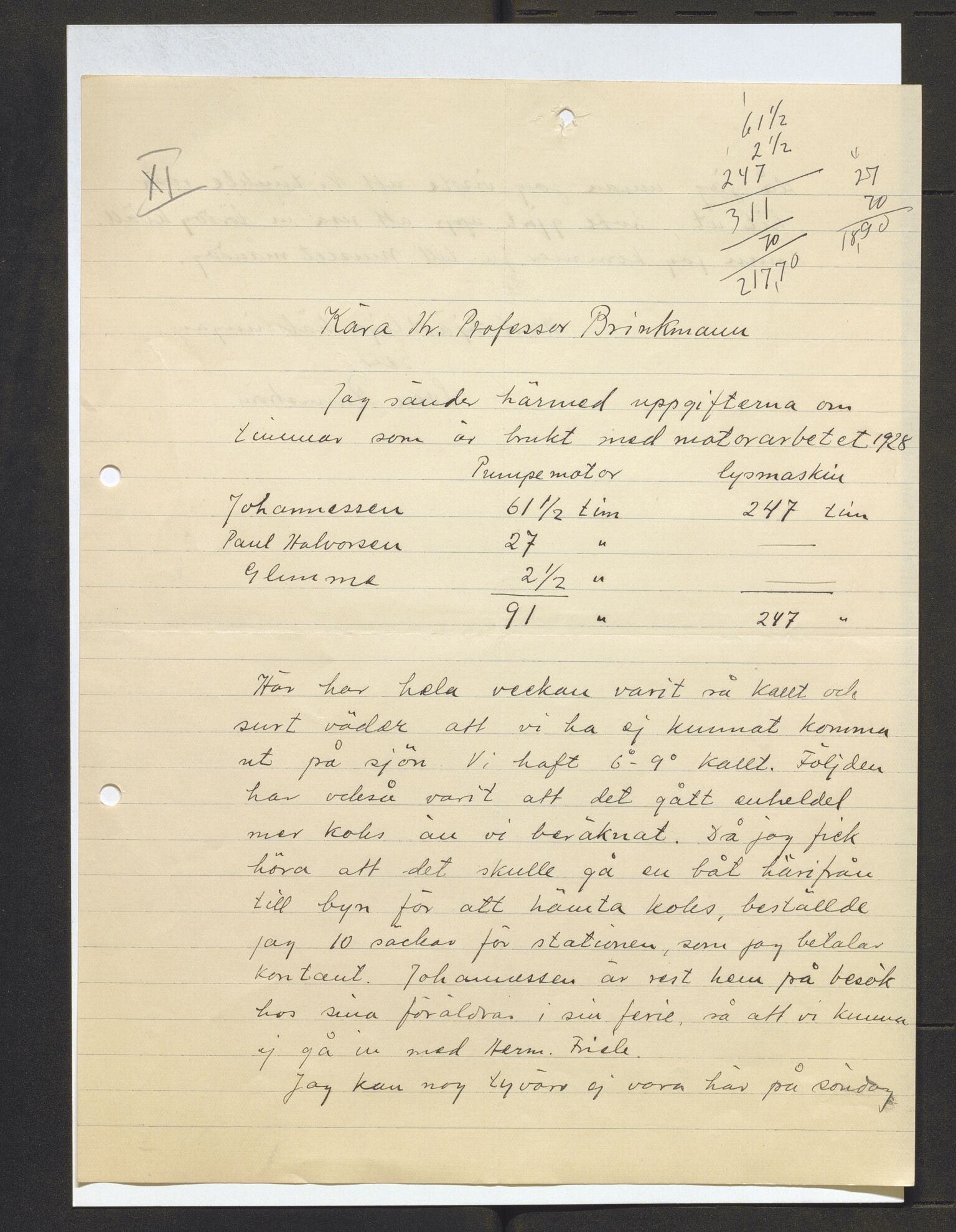 Bergens Museum, AV/SAB-A-17301/13/D/L0002: Korrespondanse , 1928-1940, s. 212