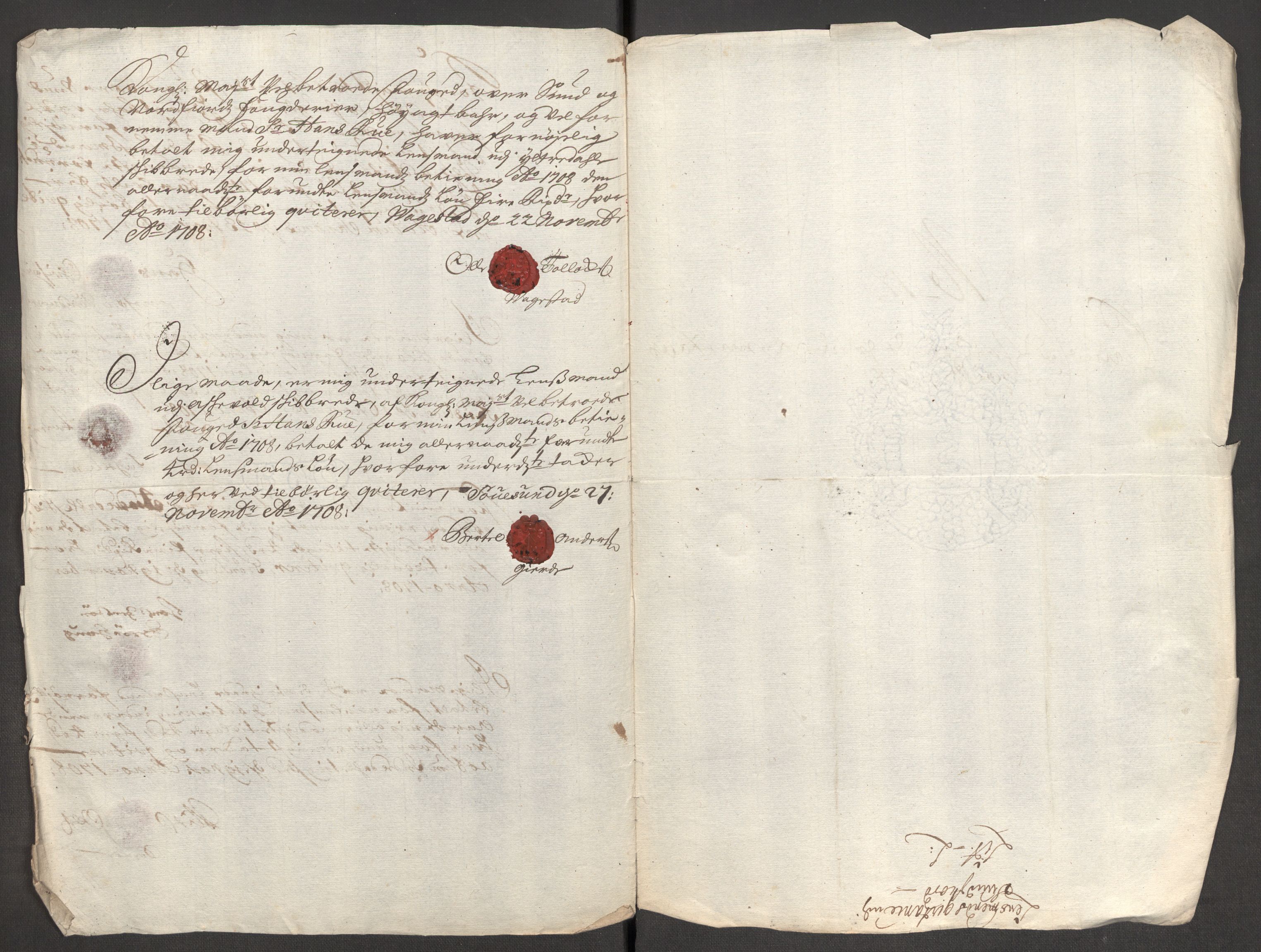 Rentekammeret inntil 1814, Reviderte regnskaper, Fogderegnskap, RA/EA-4092/R53/L3431: Fogderegnskap Sunn- og Nordfjord, 1708, s. 207