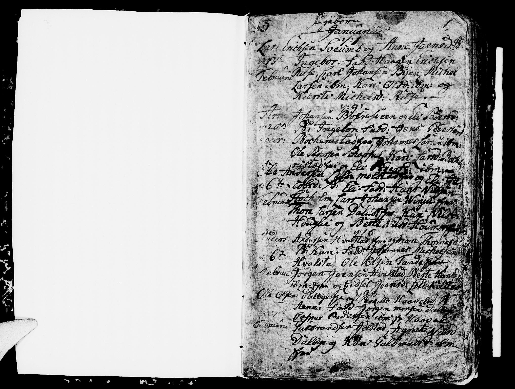 Ringsaker prestekontor, SAH/PREST-014/I/Ia/L0005/0004: Kladd til kirkebok nr. 1D, 1785-1789, s. 0-1
