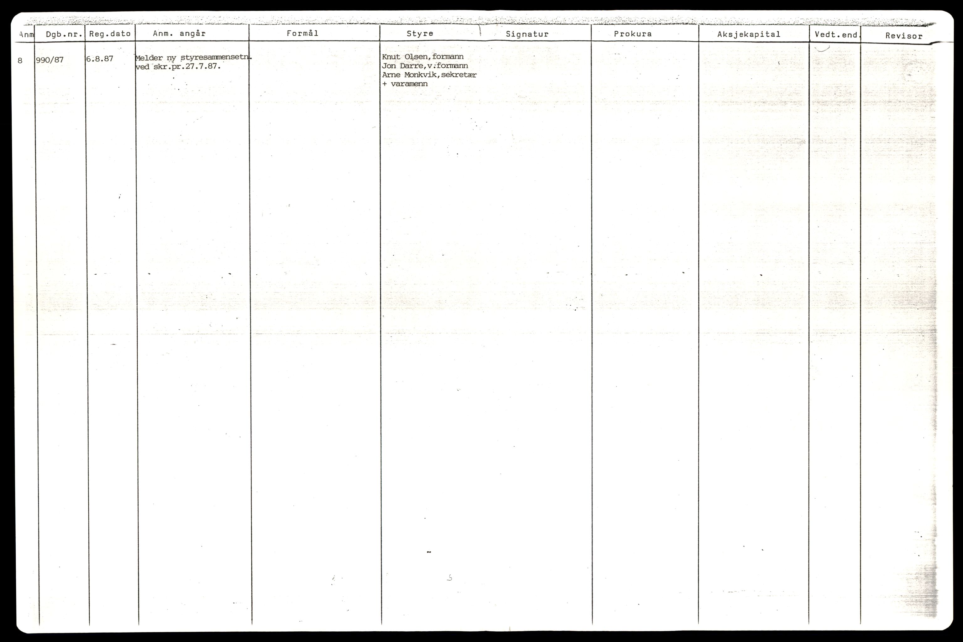 Trondheim byfogd, AV/SAT-A-0003/2/J/Jd/Jda/L0084: Bilag, andelslag og borettslag, Hal-Inn, 1944-1990, s. 2