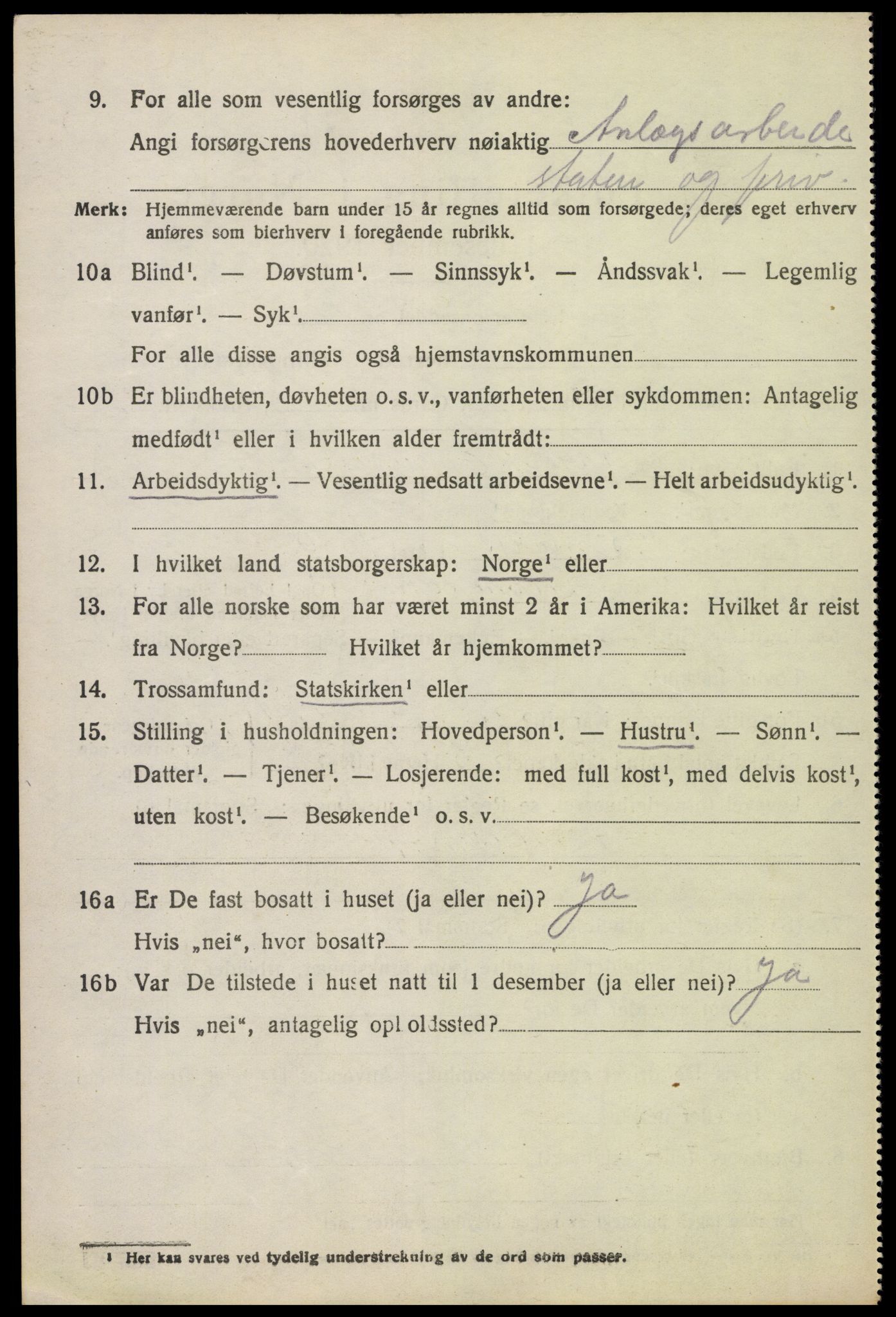SAH, Folketelling 1920 for 0525 Biri herred, 1920, s. 2044