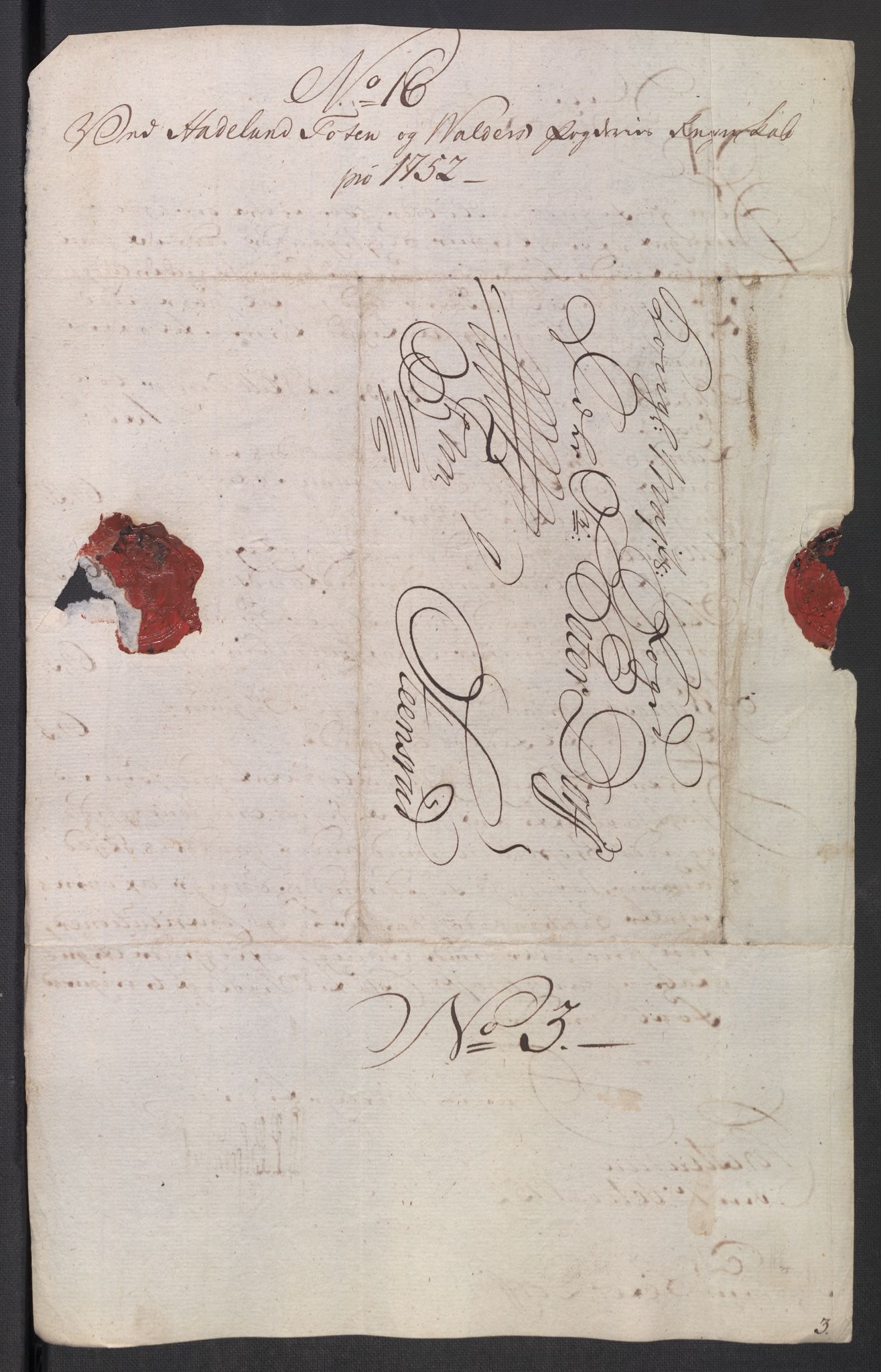 Rentekammeret inntil 1814, Reviderte regnskaper, Fogderegnskap, RA/EA-4092/R18/L1349: Fogderegnskap Hadeland, Toten og Valdres, 1752-1753, s. 90