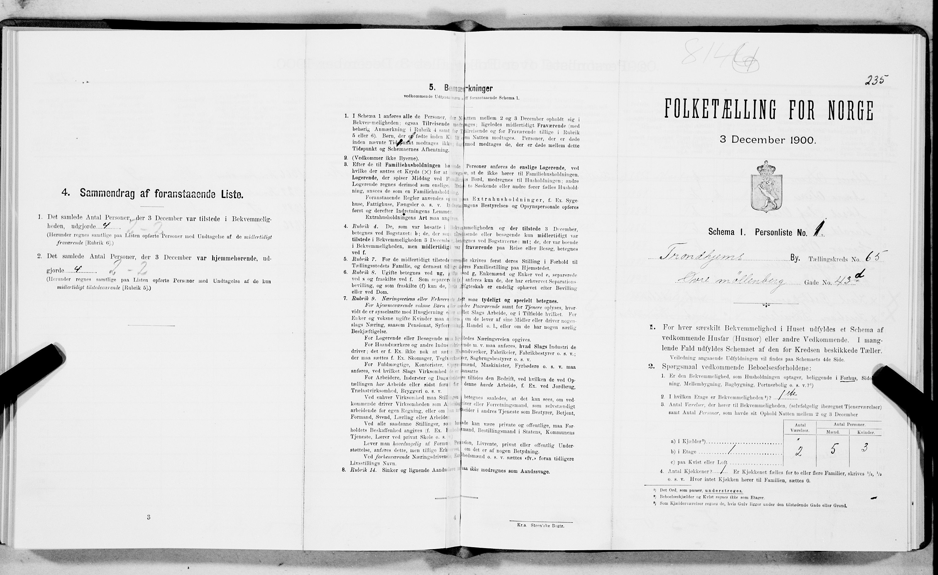 SAT, Folketelling 1900 for 1601 Trondheim kjøpstad, 1900, s. 11541
