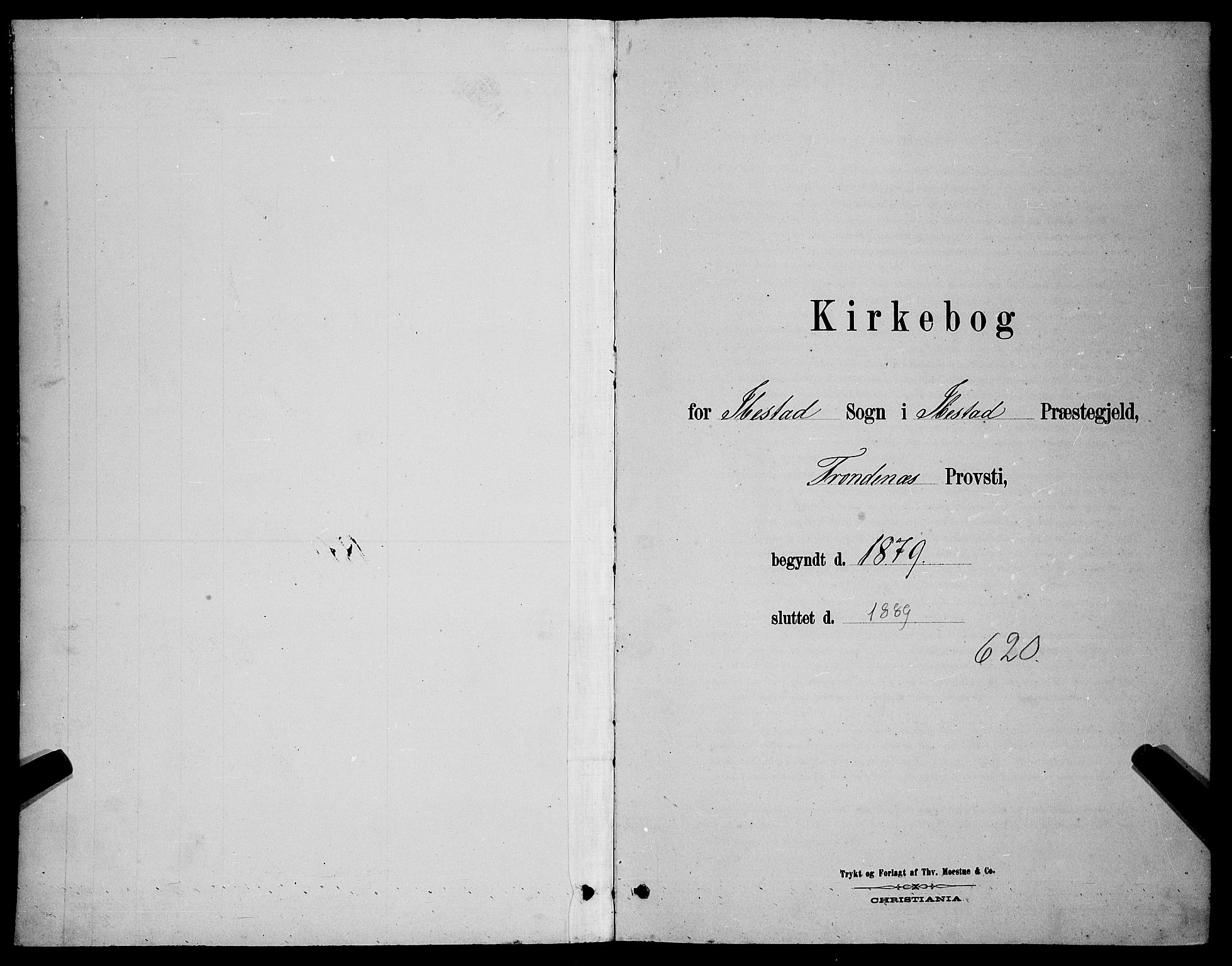 Ibestad sokneprestembete, SATØ/S-0077/H/Ha/Hab/L0007klokker: Klokkerbok nr. 7, 1879-1889