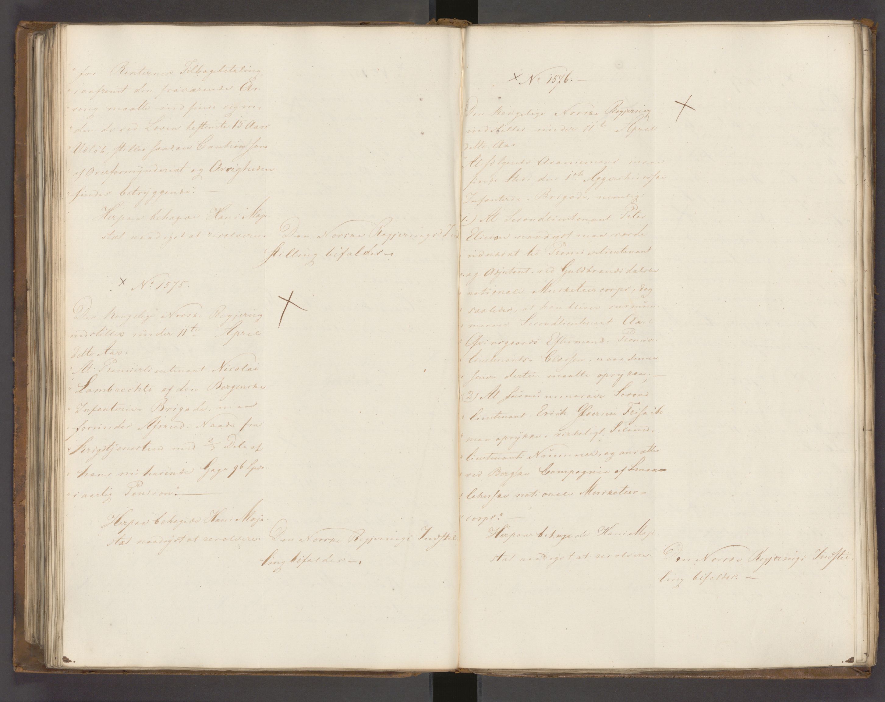 Statsrådssekretariatet, AV/RA-S-1001/A/Ab/L0022: Kgl. res. nr. 1210-1721, 1. halvår, 1826