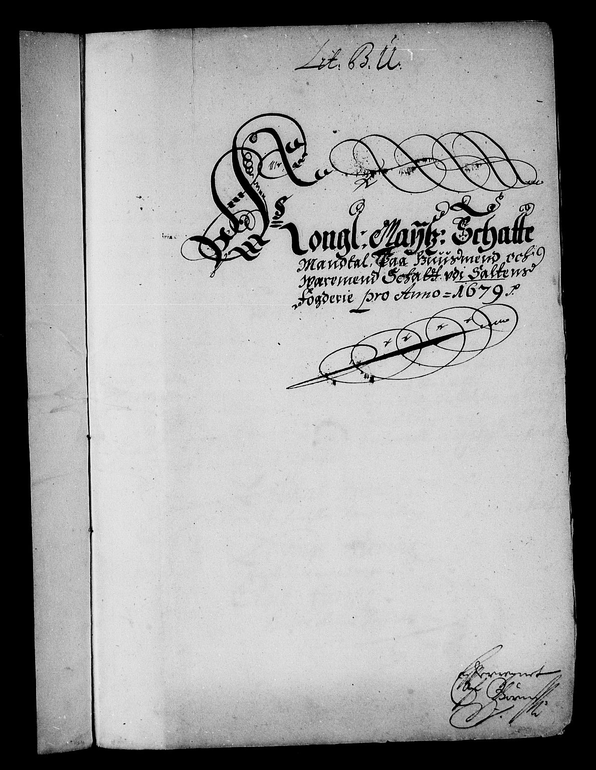 Rentekammeret inntil 1814, Reviderte regnskaper, Stiftamtstueregnskaper, Trondheim stiftamt og Nordland amt, AV/RA-EA-6044/R/Re/L0057: Trondheim stiftamt og Nordland amt, 1677-1679