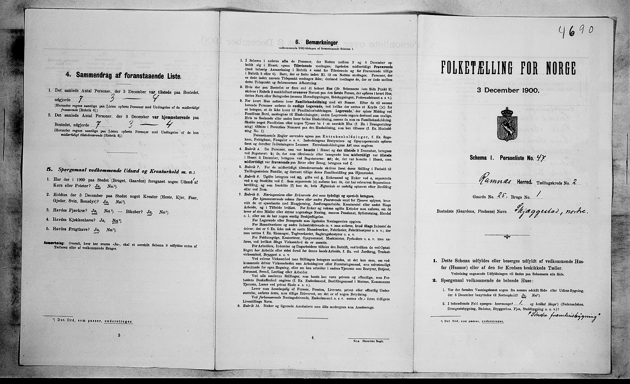 RA, Folketelling 1900 for 0718 Ramnes herred, 1900, s. 120