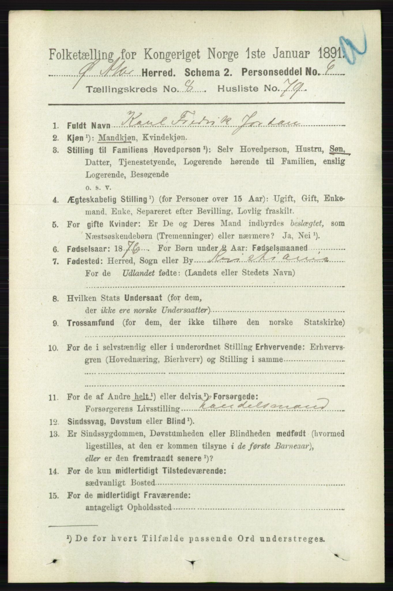 RA, Folketelling 1891 for 0218 Aker herred, 1891, s. 7905