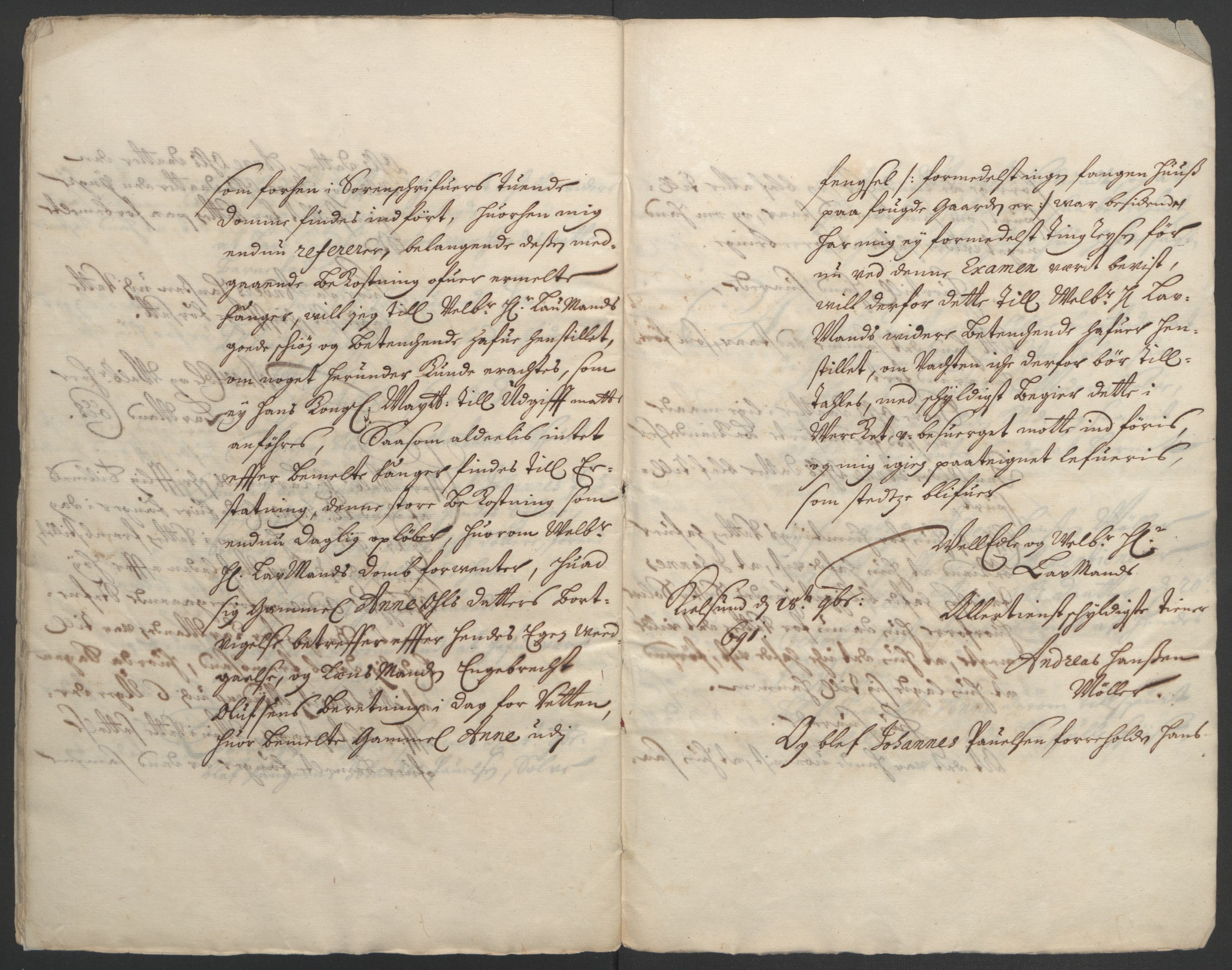 Rentekammeret inntil 1814, Reviderte regnskaper, Fogderegnskap, AV/RA-EA-4092/R54/L3554: Fogderegnskap Sunnmøre, 1691-1693, s. 88