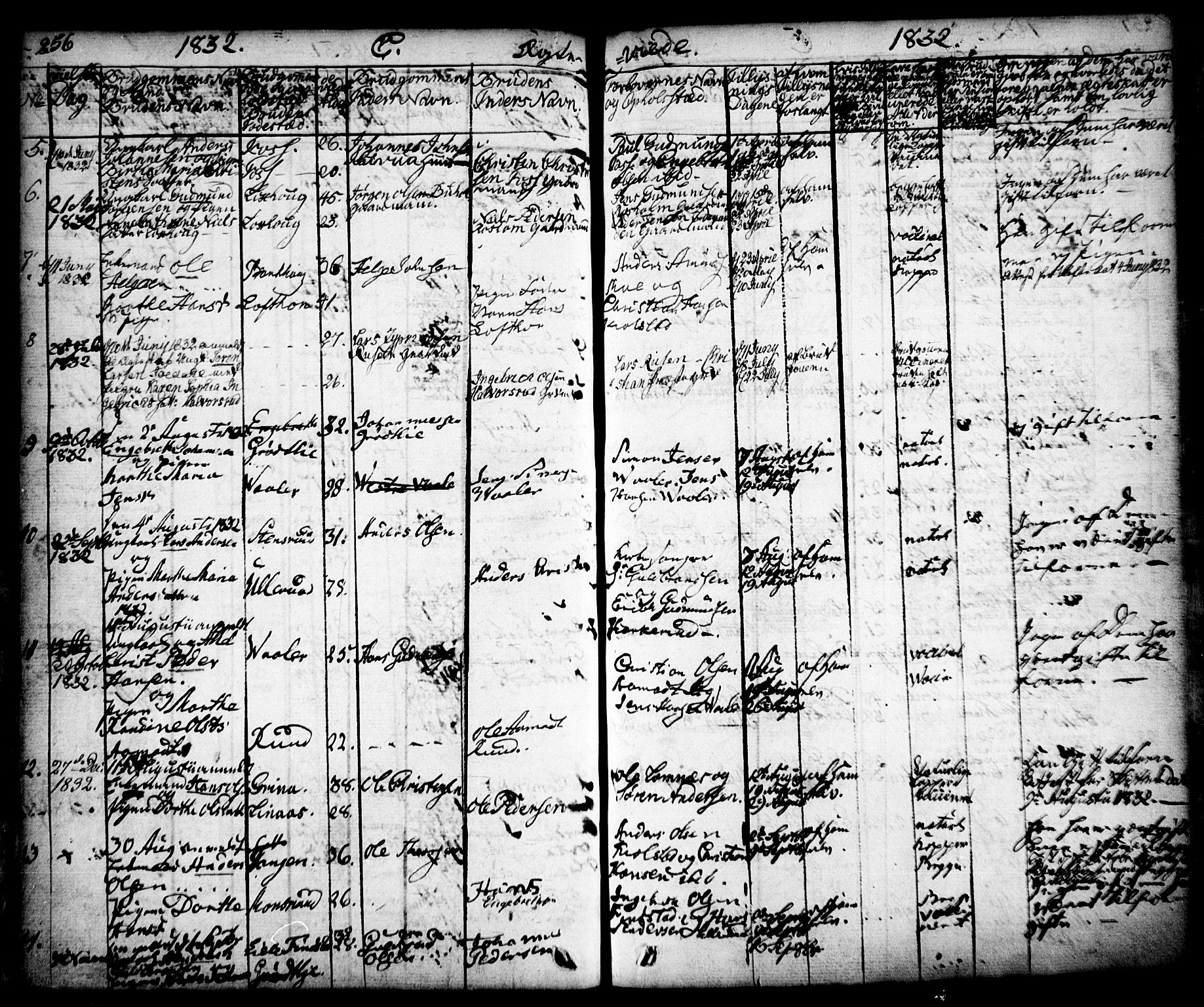Aurskog prestekontor Kirkebøker, AV/SAO-A-10304a/F/Fa/L0006: Ministerialbok nr. I 6, 1829-1853, s. 256