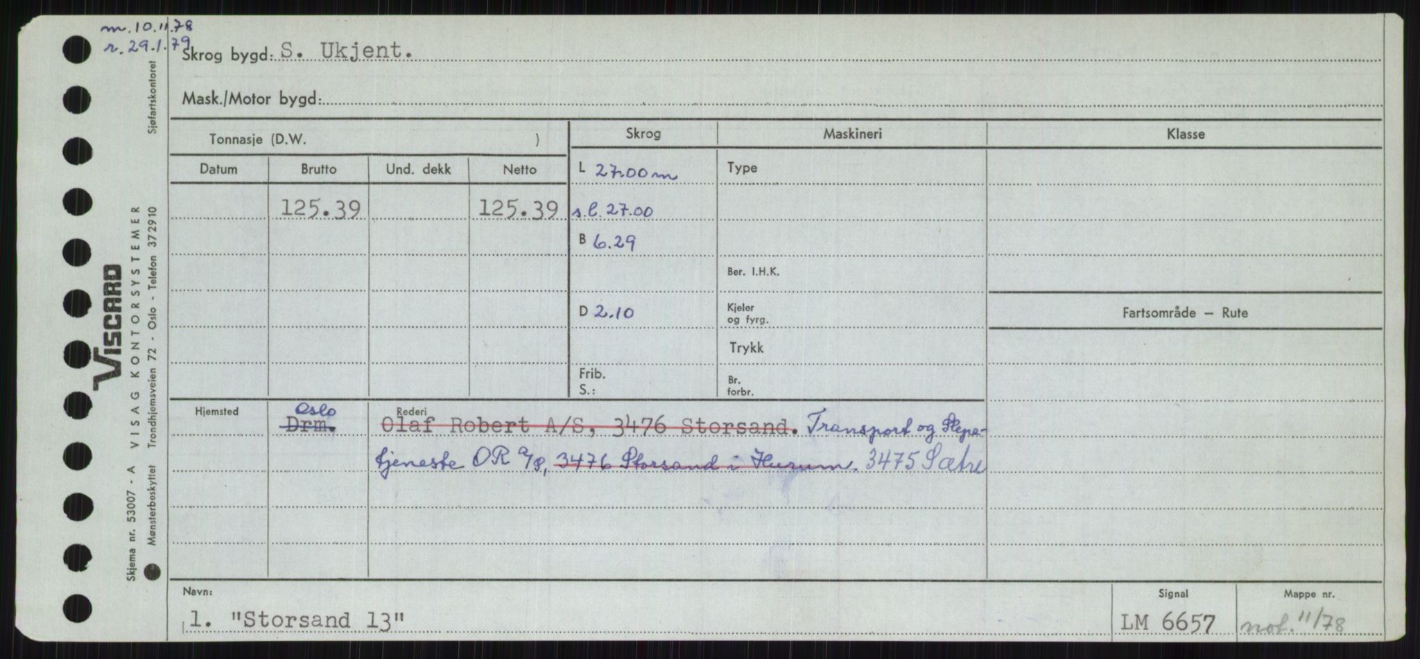 Sjøfartsdirektoratet med forløpere, Skipsmålingen, RA/S-1627/H/Hc/L0001: Lektere, A-Y, s. 401