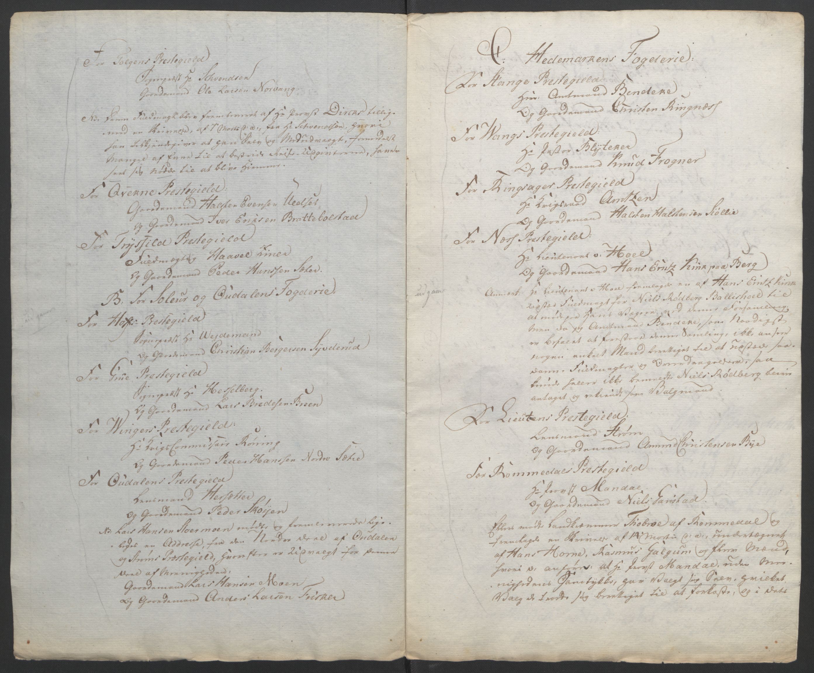 Statsrådssekretariatet, AV/RA-S-1001/D/Db/L0007: Fullmakter for Eidsvollsrepresentantene i 1814. , 1814, s. 216