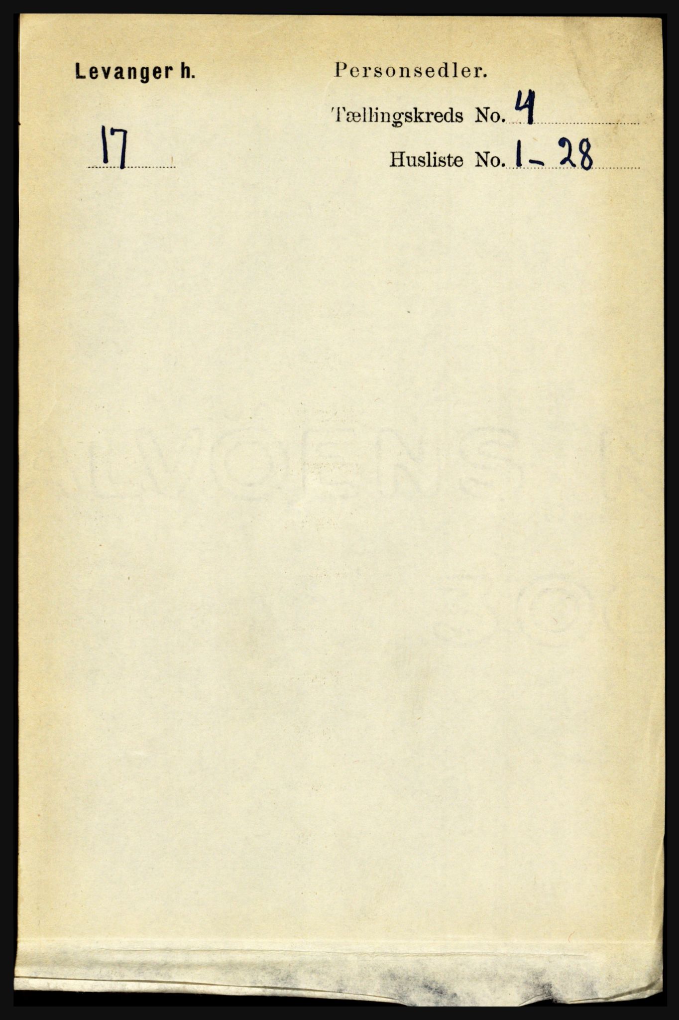 RA, Folketelling 1891 for 1720 Levanger herred, 1891, s. 2145