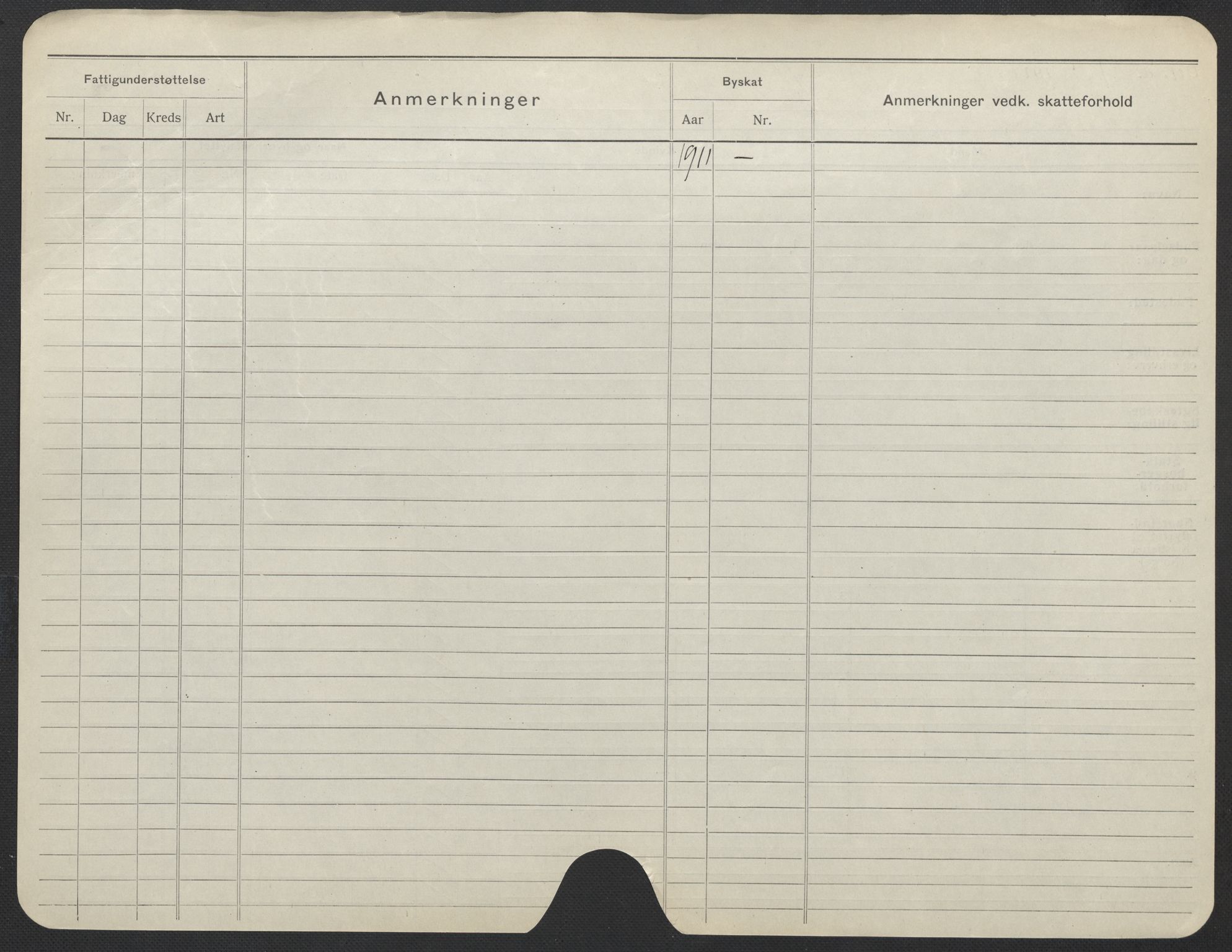 Oslo folkeregister, Registerkort, AV/SAO-A-11715/F/Fa/Fac/L0024: Kvinner, 1906-1914, s. 271b