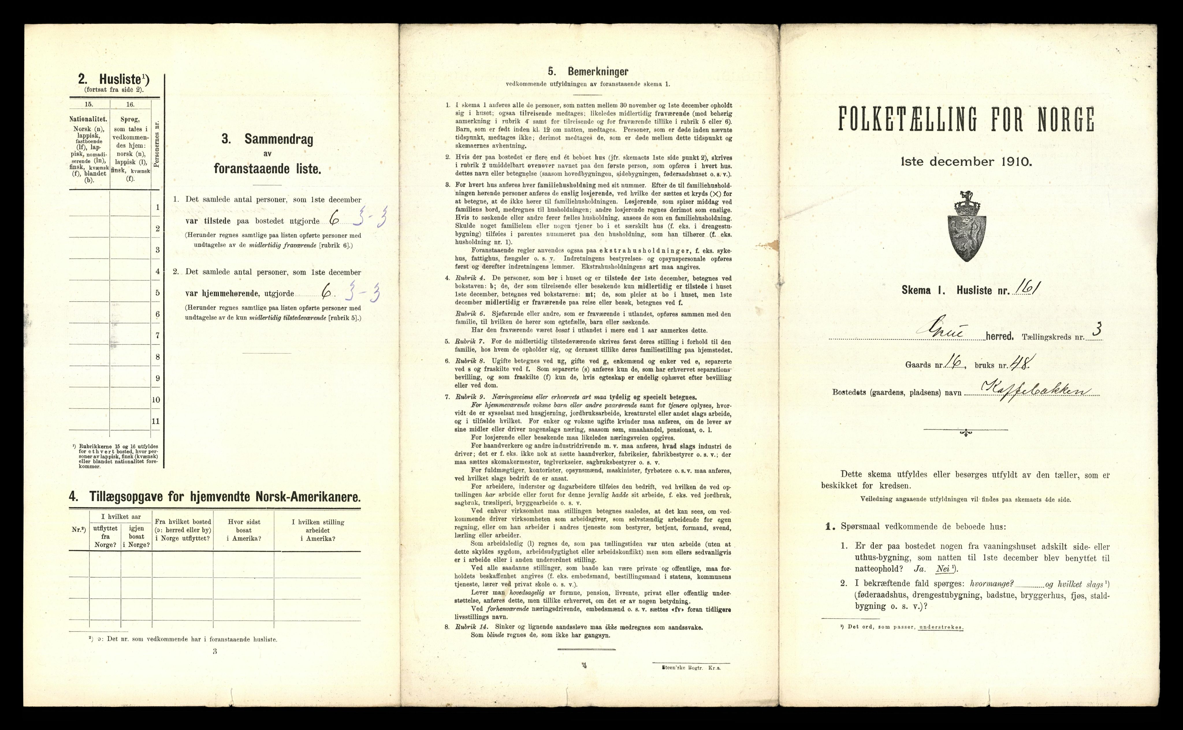 RA, Folketelling 1910 for 0423 Grue herred, 1910, s. 733