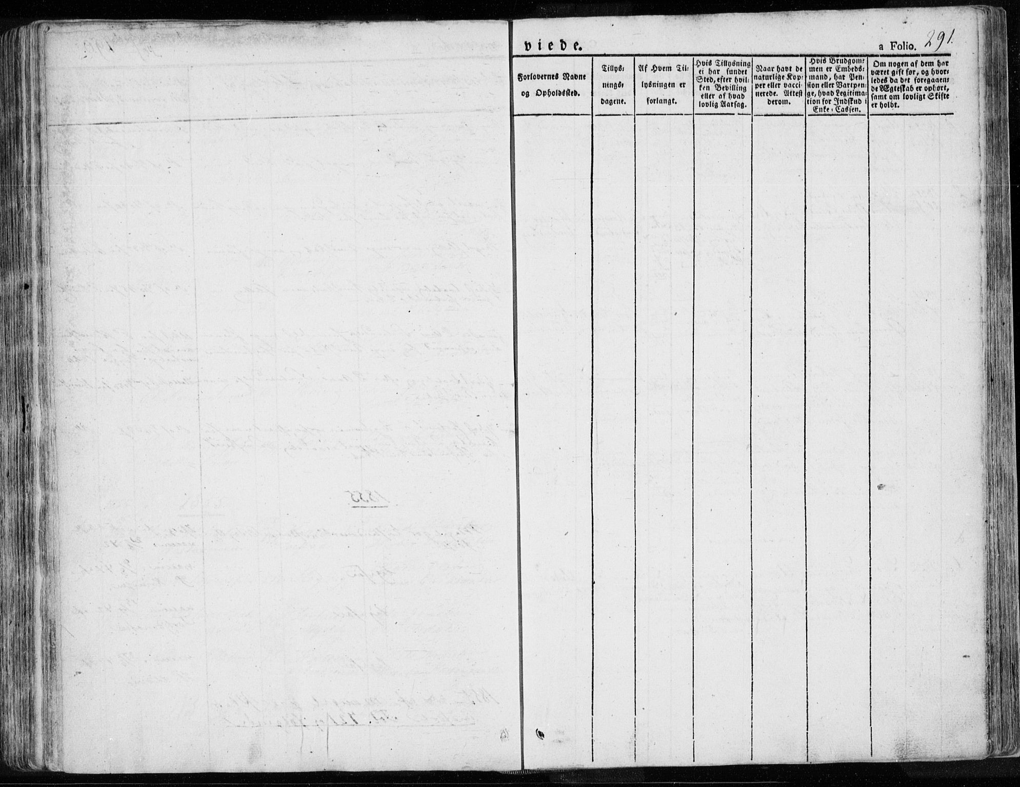 Tysvær sokneprestkontor, SAST/A -101864/H/Ha/Haa/L0001: Ministerialbok nr. A 1.1, 1831-1856, s. 291
