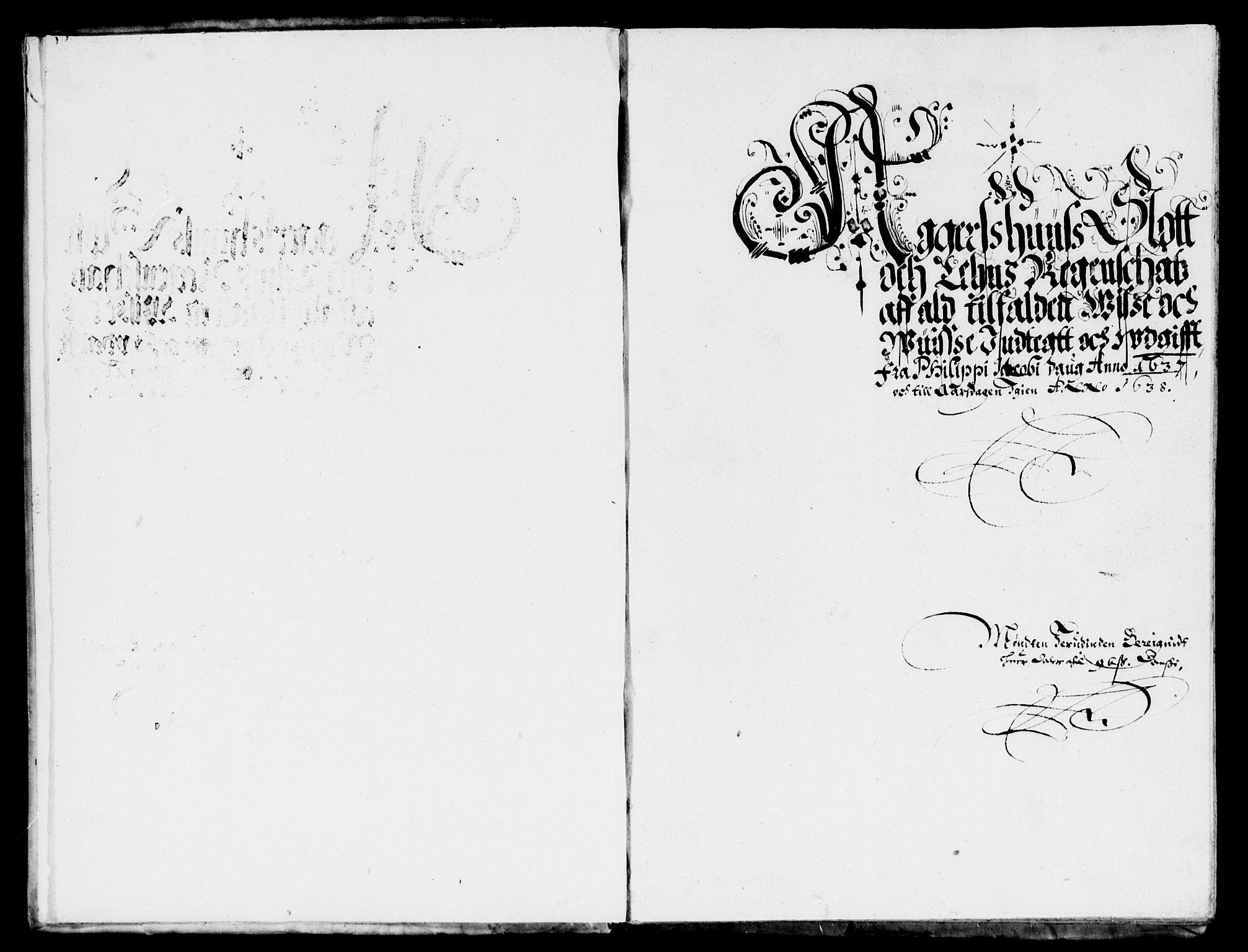 Rentekammeret inntil 1814, Reviderte regnskaper, Lensregnskaper, AV/RA-EA-5023/R/Rb/Rba/L0132: Akershus len, 1635-1638