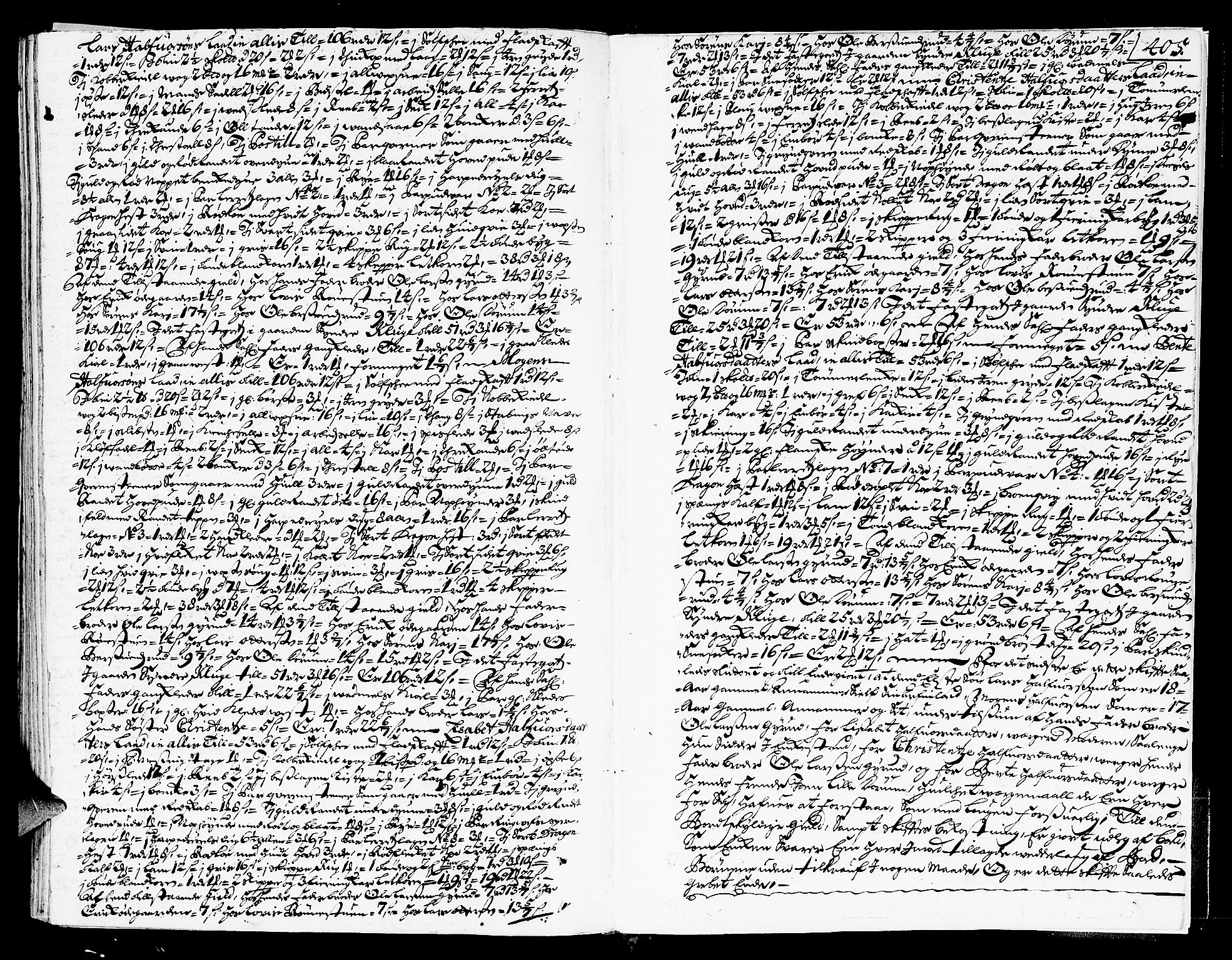 Hedemarken sorenskriveri, AV/SAH-TING-034/J/Ja/L0004: Skifteprotokoll, 1705-1713, s. 404b-405a