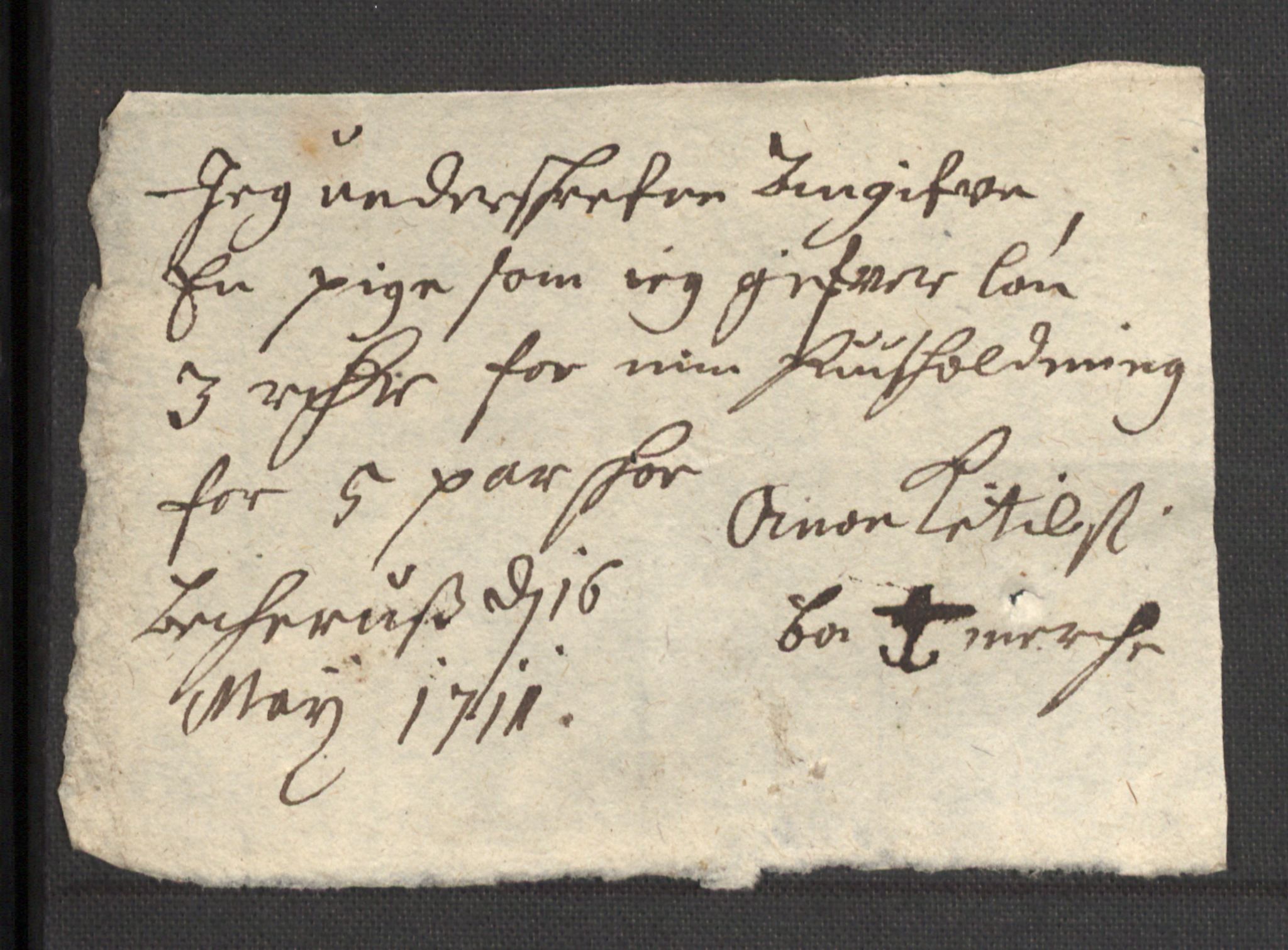 Rentekammeret inntil 1814, Reviderte regnskaper, Fogderegnskap, AV/RA-EA-4092/R36/L2121: Fogderegnskap Øvre og Nedre Telemark og Bamble, 1711, s. 290