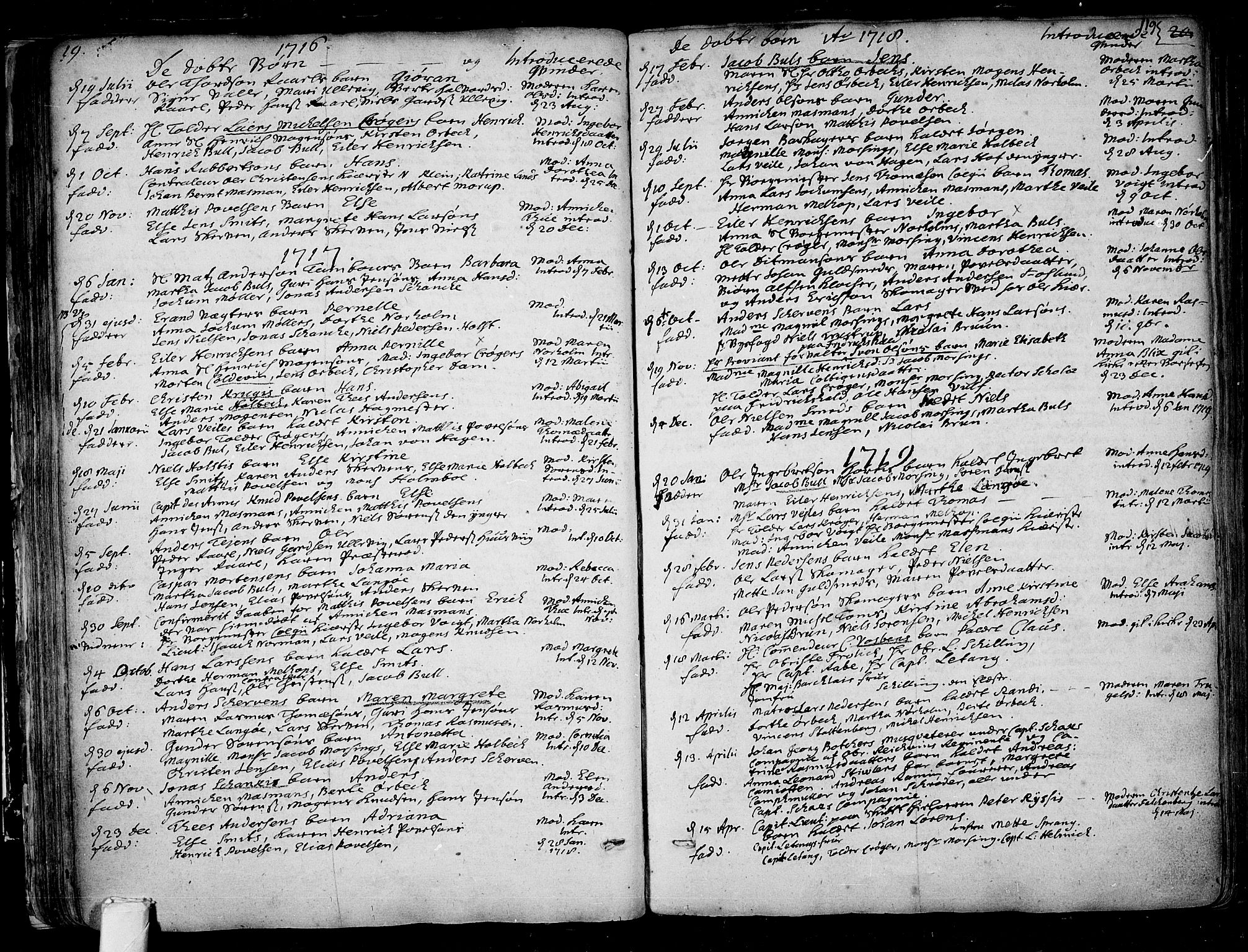 Tønsberg kirkebøker, SAKO/A-330/F/Fa/L0001: Ministerialbok nr. I 1, 1688-1760, s. 118-119