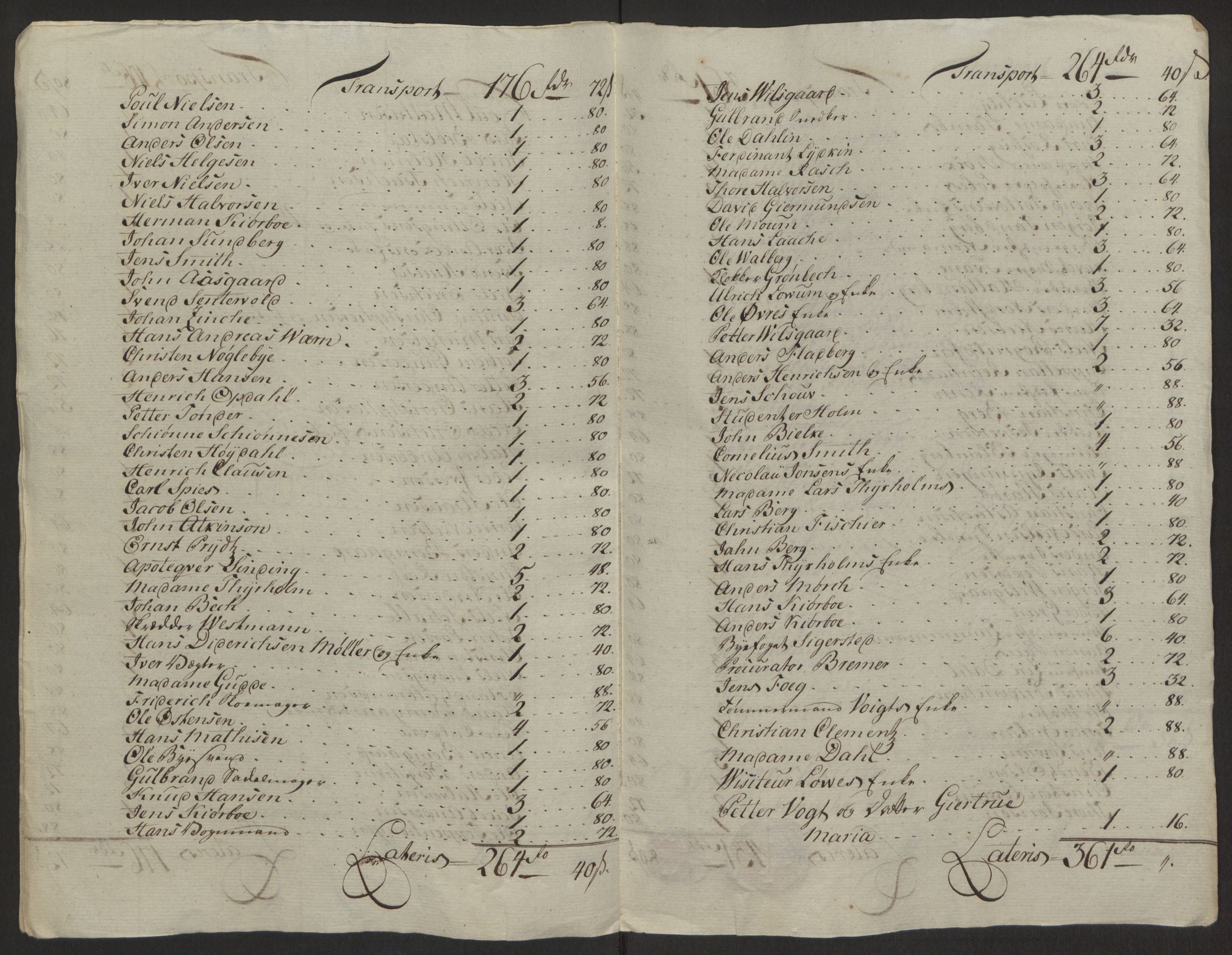 Rentekammeret inntil 1814, Reviderte regnskaper, Byregnskaper, AV/RA-EA-4066/R/Rb/L0029/0001: [B3] Kontribusjonsregnskap / Ekstraskatt, 1762-1772, s. 447