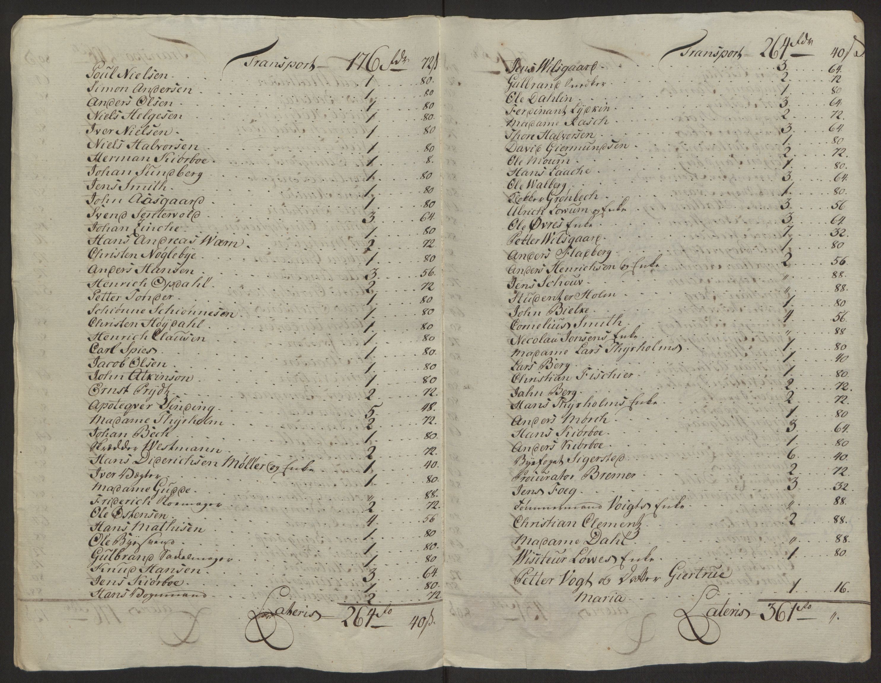 Rentekammeret inntil 1814, Reviderte regnskaper, Byregnskaper, RA/EA-4066/R/Rb/L0029/0001: [B3] Kontribusjonsregnskap / Ekstraskatt, 1762-1772, s. 447