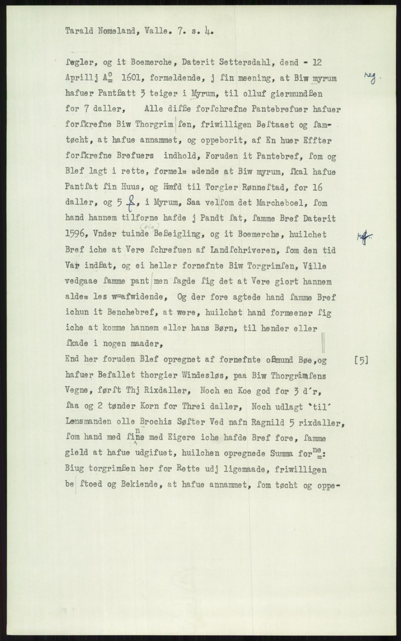 Samlinger til kildeutgivelse, Diplomavskriftsamlingen, AV/RA-EA-4053/H/Ha, s. 3581