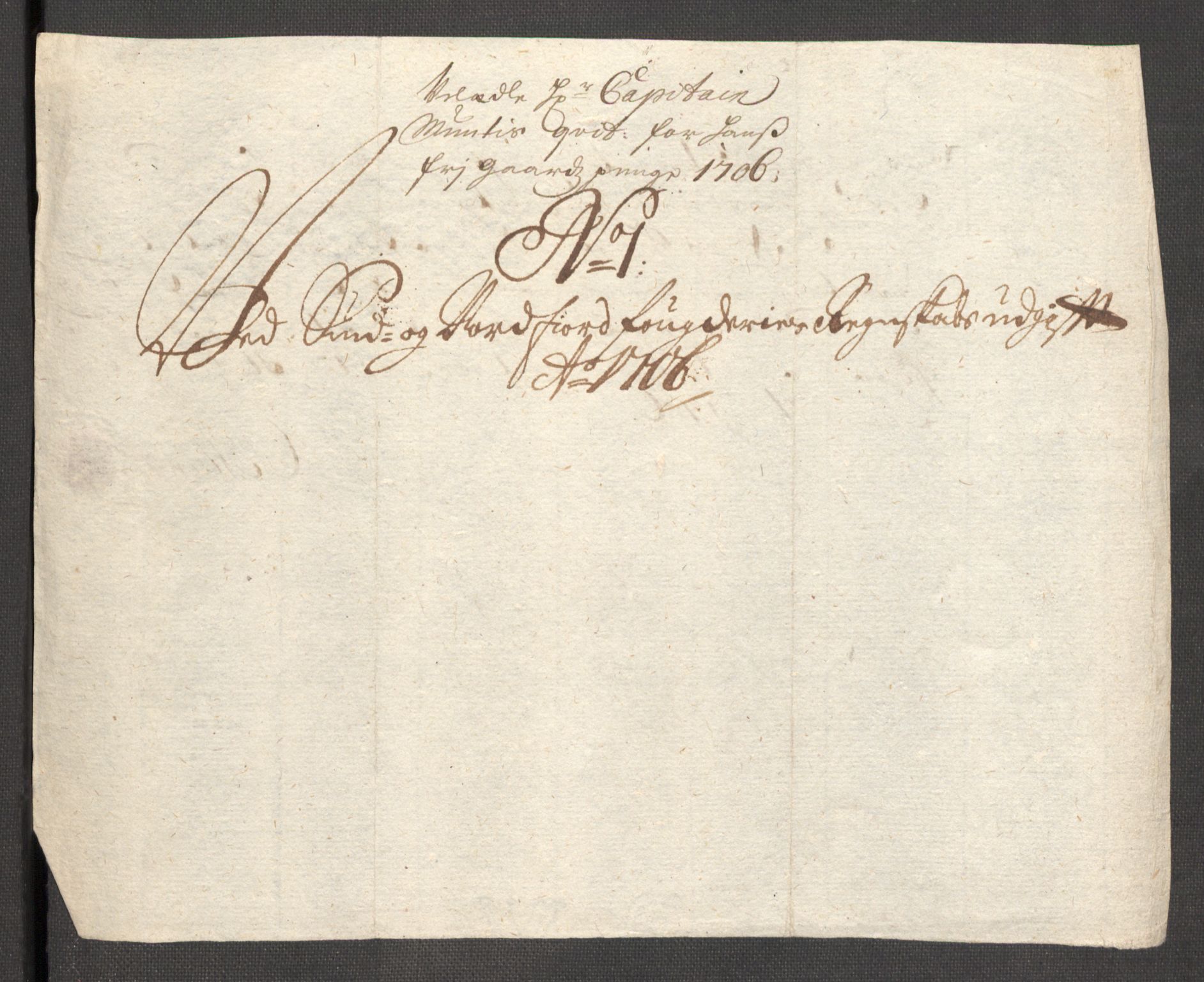 Rentekammeret inntil 1814, Reviderte regnskaper, Fogderegnskap, AV/RA-EA-4092/R53/L3430: Fogderegnskap Sunn- og Nordfjord, 1706-1707, s. 147