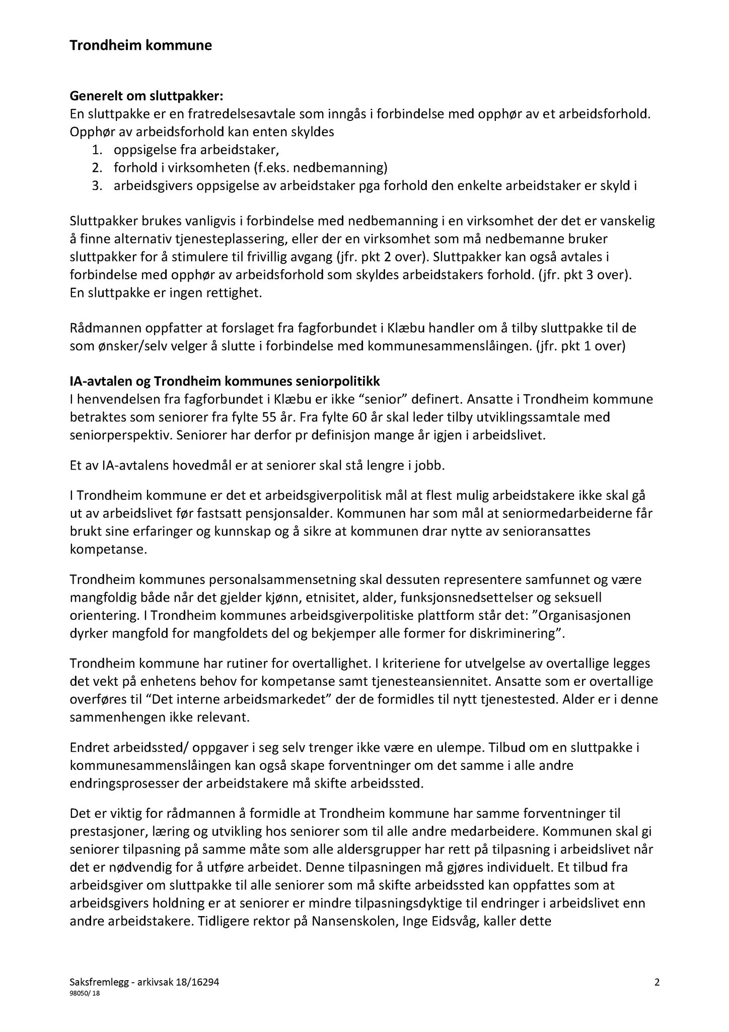 Klæbu Kommune, TRKO/KK/11-PSU/L003: Partssammensatt utvalg - Møtedokumenter, 2018, s. 54