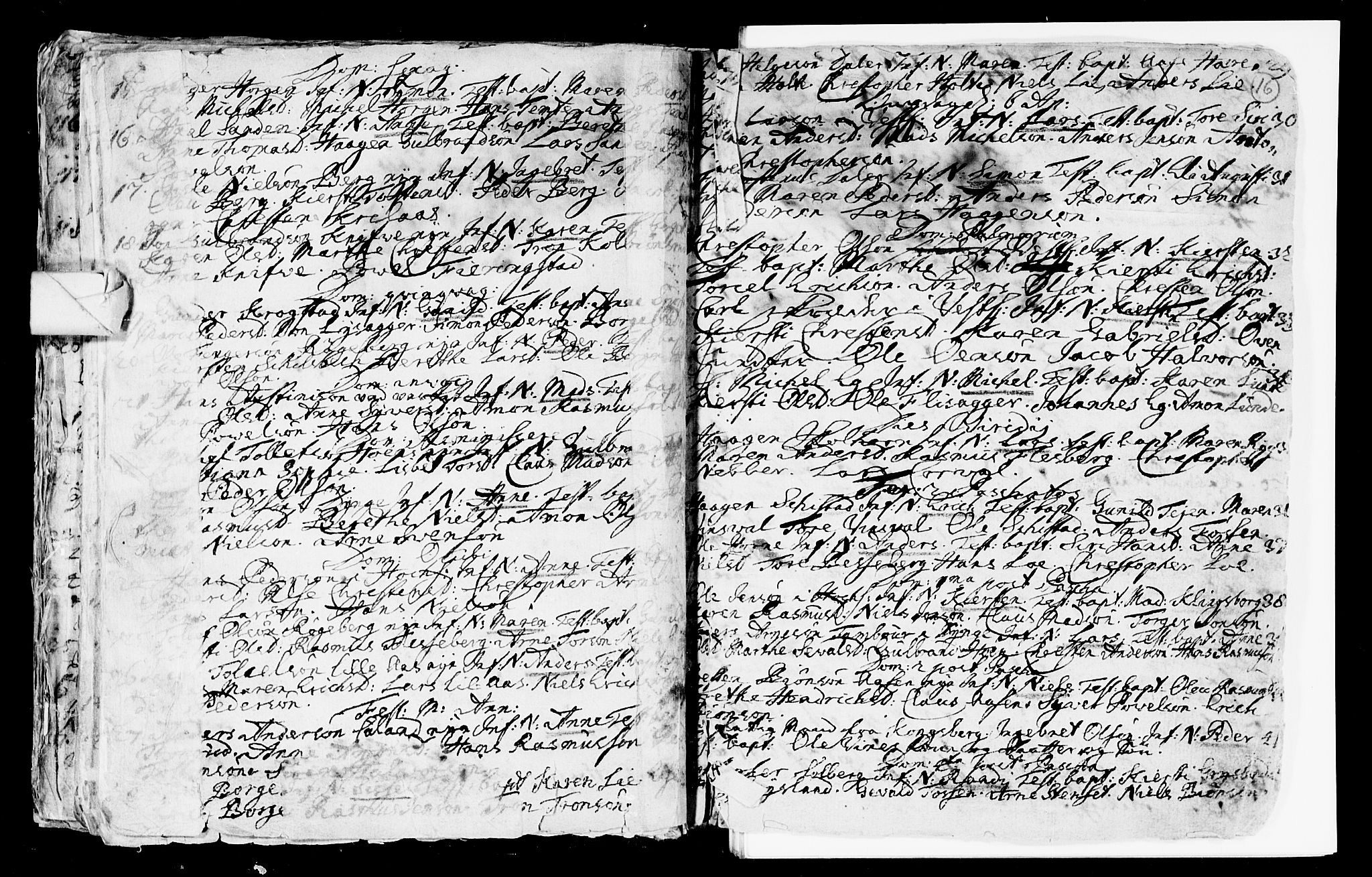 Eiker kirkebøker, SAKO/A-4/F/Fa/L0003: Ministerialbok nr. I 3, 1724-1753, s. 16