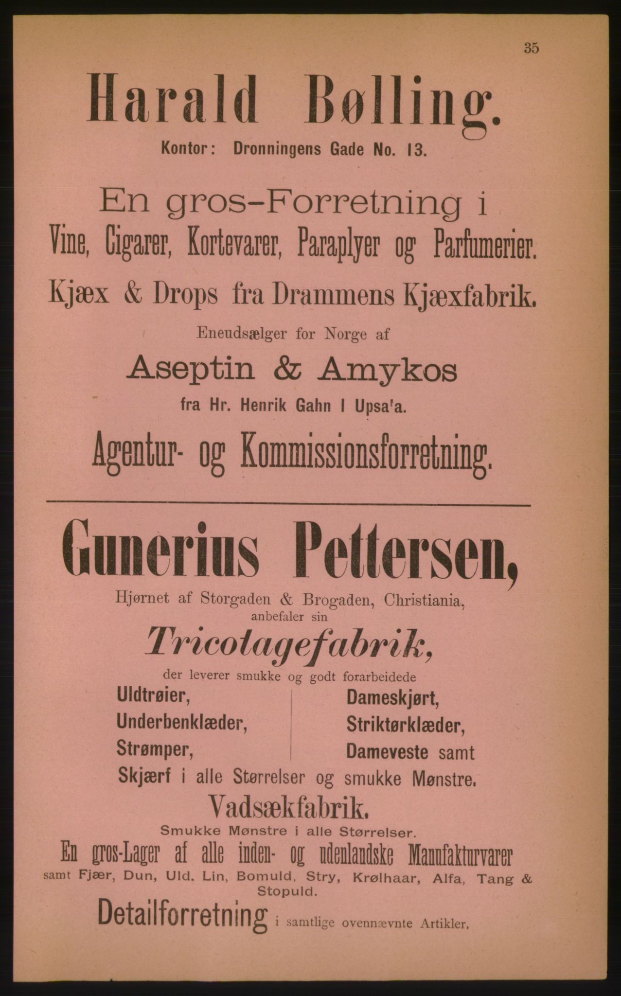 Kristiania/Oslo adressebok, PUBL/-, 1884, s. 35