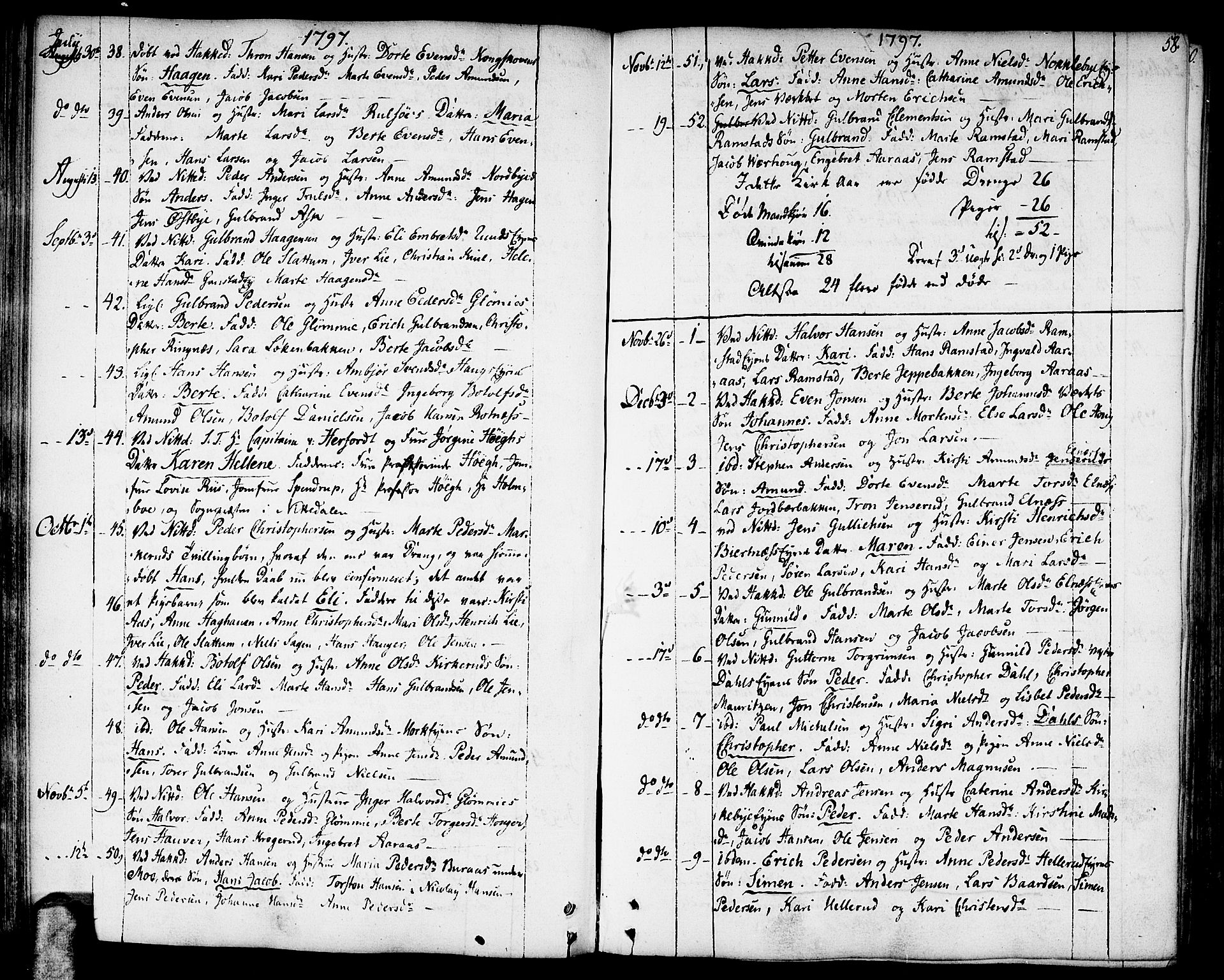 Nittedal prestekontor Kirkebøker, AV/SAO-A-10365a/F/Fa/L0002: Ministerialbok nr. I 2, 1779-1814, s. 58