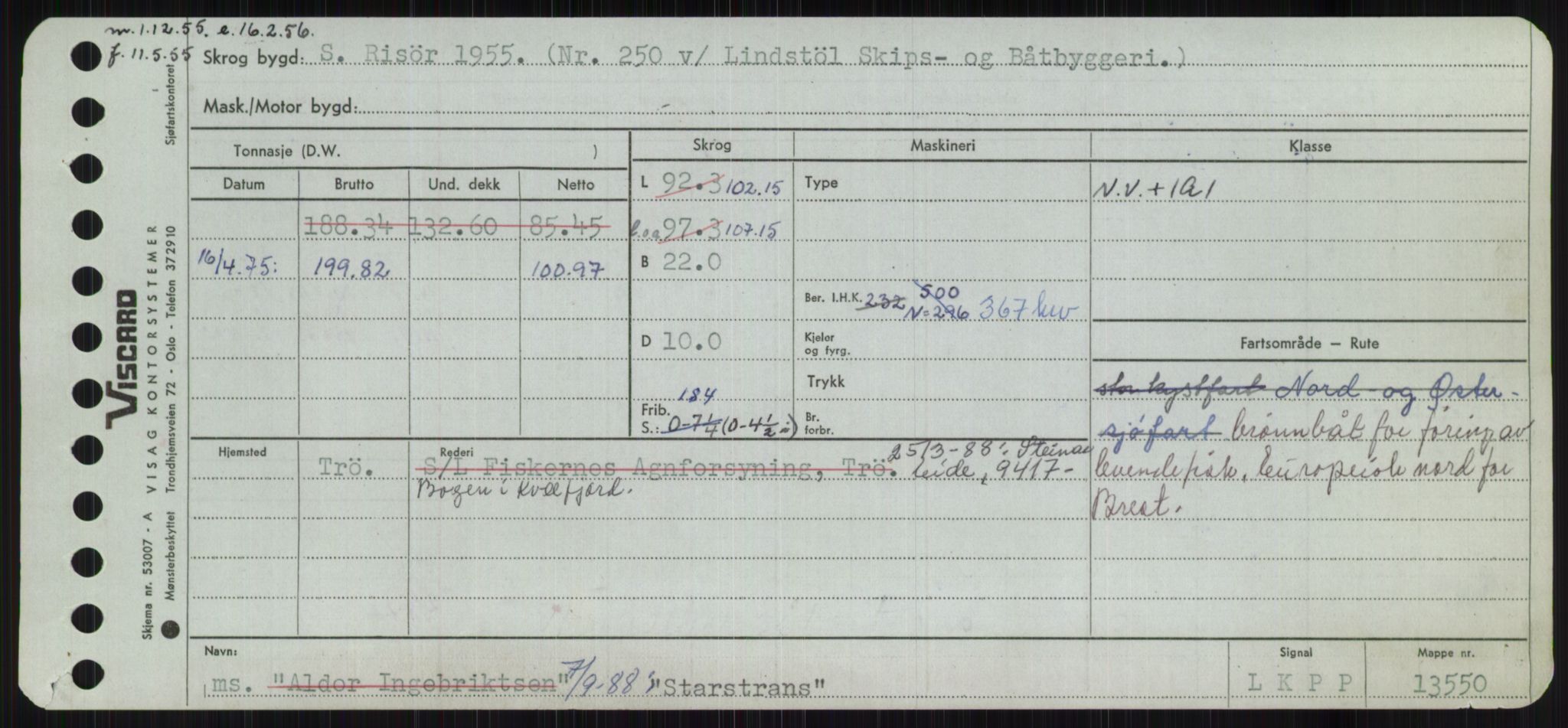 Sjøfartsdirektoratet med forløpere, Skipsmålingen, RA/S-1627/H/Ha/L0005/0002: Fartøy, S-Sven / Fartøy, Skjo-Sven, s. 409