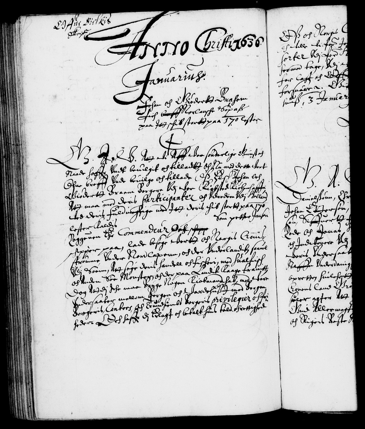Danske Kanselli 1572-1799, RA/EA-3023/F/Fc/Fca/Fcaa/L0005: Norske registre (mikrofilm), 1631-1636, s. 309b