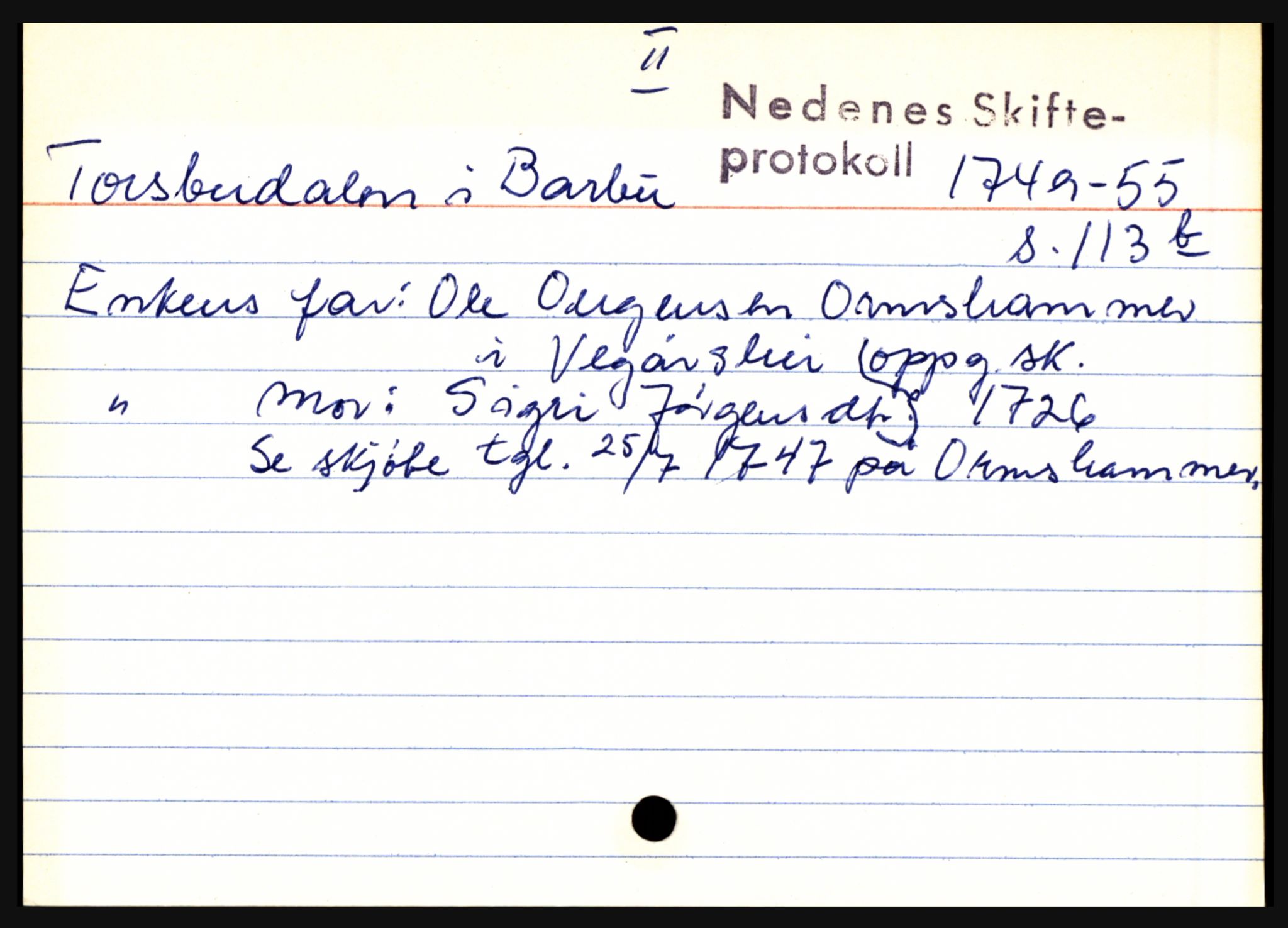 Nedenes sorenskriveri før 1824, AV/SAK-1221-0007/H, s. 30413