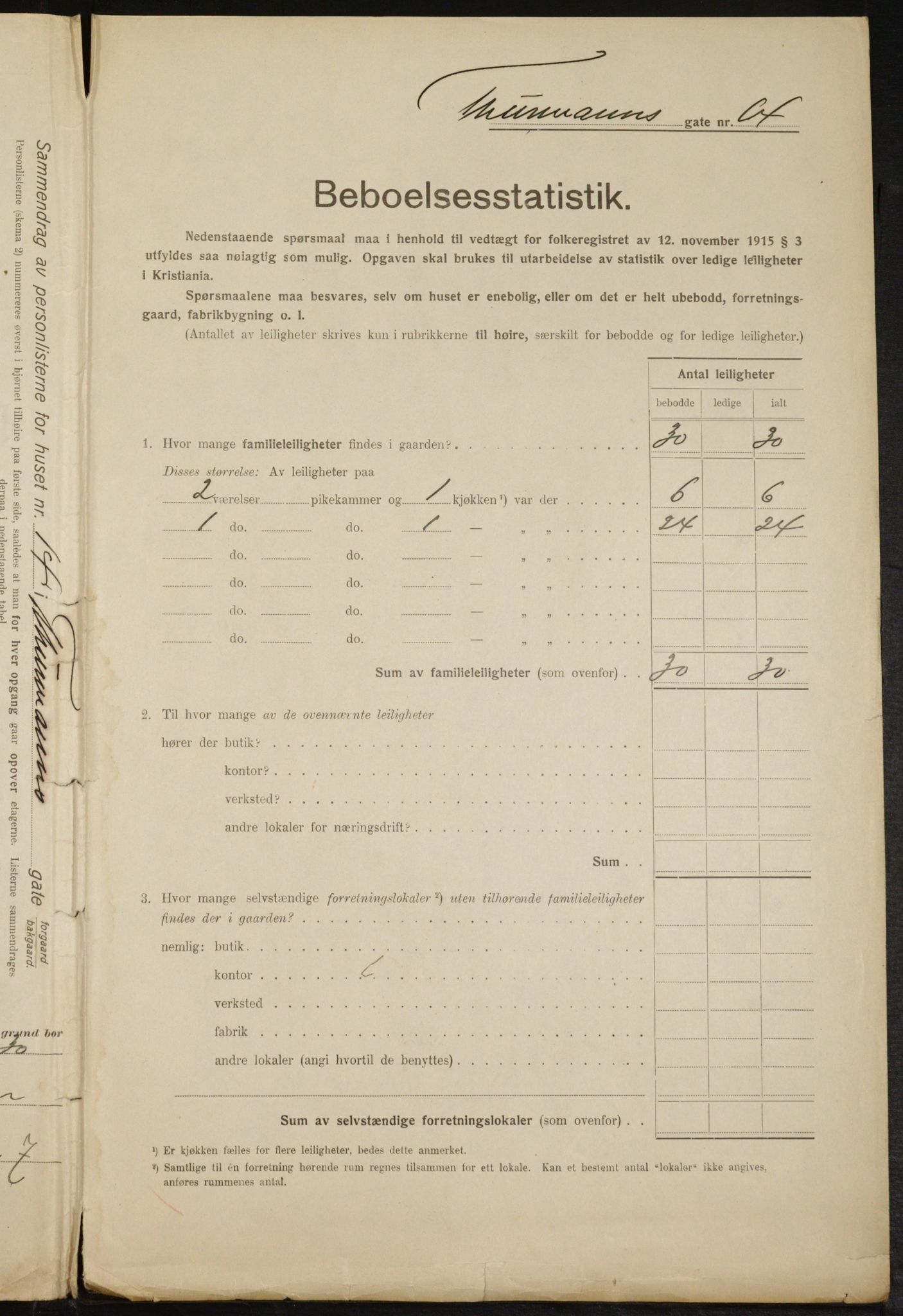 OBA, Kommunal folketelling 1.2.1916 for Kristiania, 1916, s. 114414