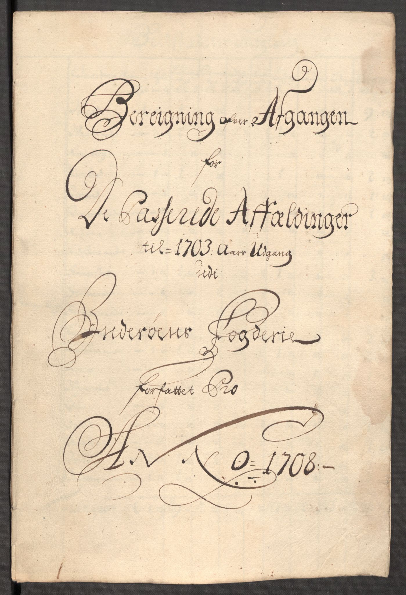 Rentekammeret inntil 1814, Reviderte regnskaper, Fogderegnskap, RA/EA-4092/R63/L4316: Fogderegnskap Inderøy, 1708, s. 245