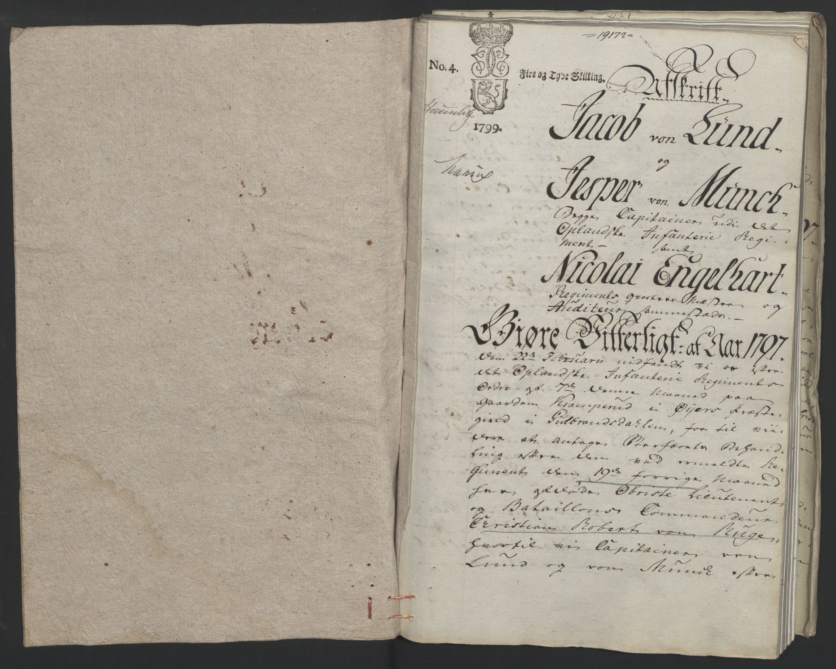 Forsvaret, Generalauditøren, AV/RA-RAFA-1772/F/Fj/Fja/L0027: --, 1769-1824, s. 116