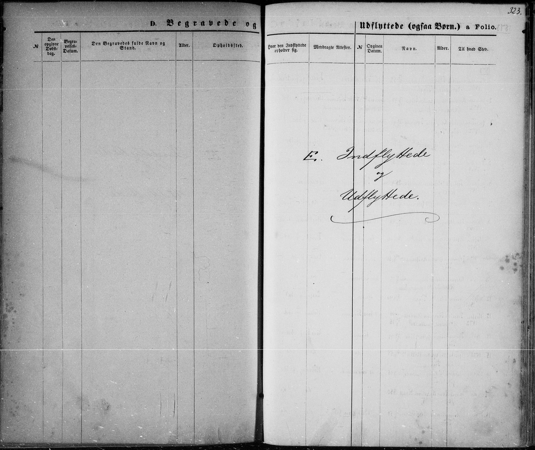 Vestre Moland sokneprestkontor, AV/SAK-1111-0046/F/Fa/Fab/L0008: Ministerialbok nr. A 8, 1873-1883, s. 323