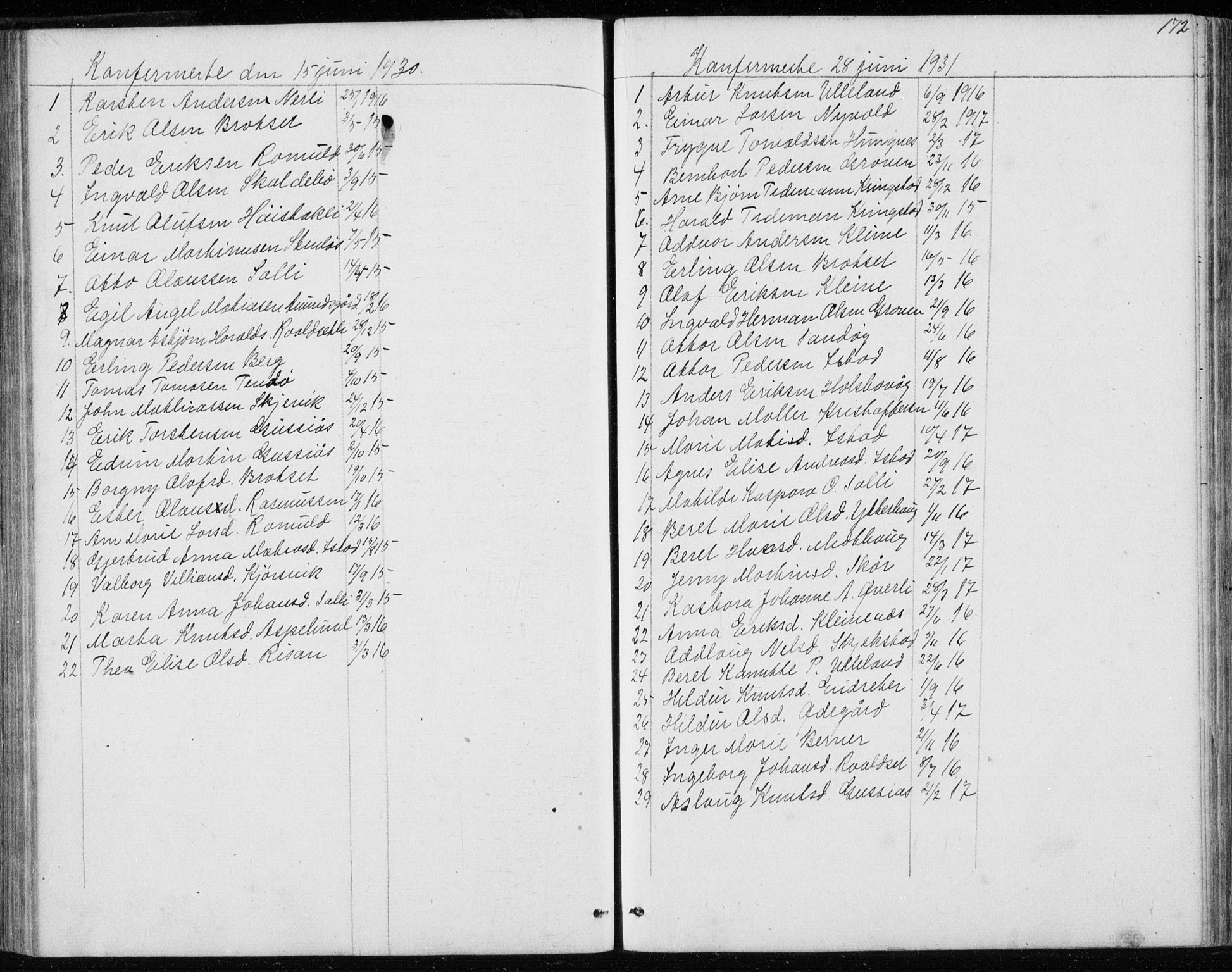 Ministerialprotokoller, klokkerbøker og fødselsregistre - Møre og Romsdal, AV/SAT-A-1454/557/L0684: Klokkerbok nr. 557C02, 1863-1944, s. 172