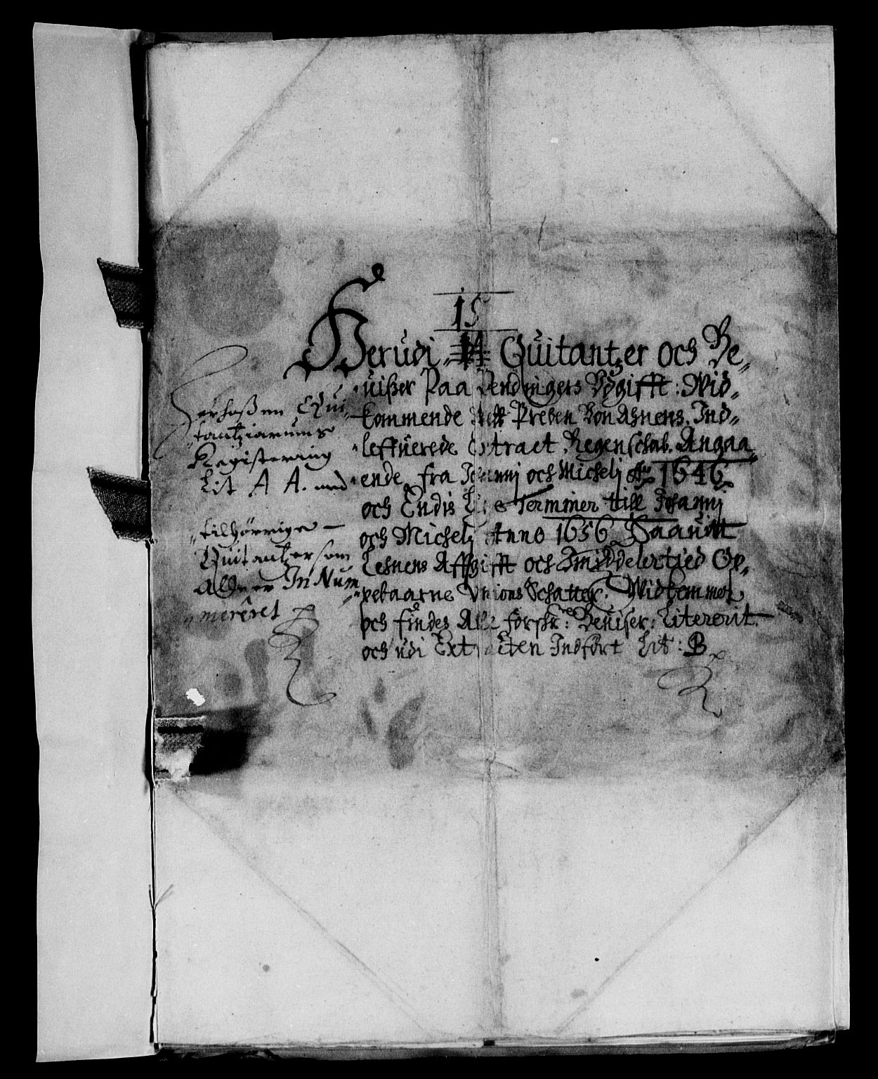 Rentekammeret inntil 1814, Reviderte regnskaper, Lensregnskaper, RA/EA-5023/R/Rb/Rbz/L0038: Nordlandenes len, 1646-1661