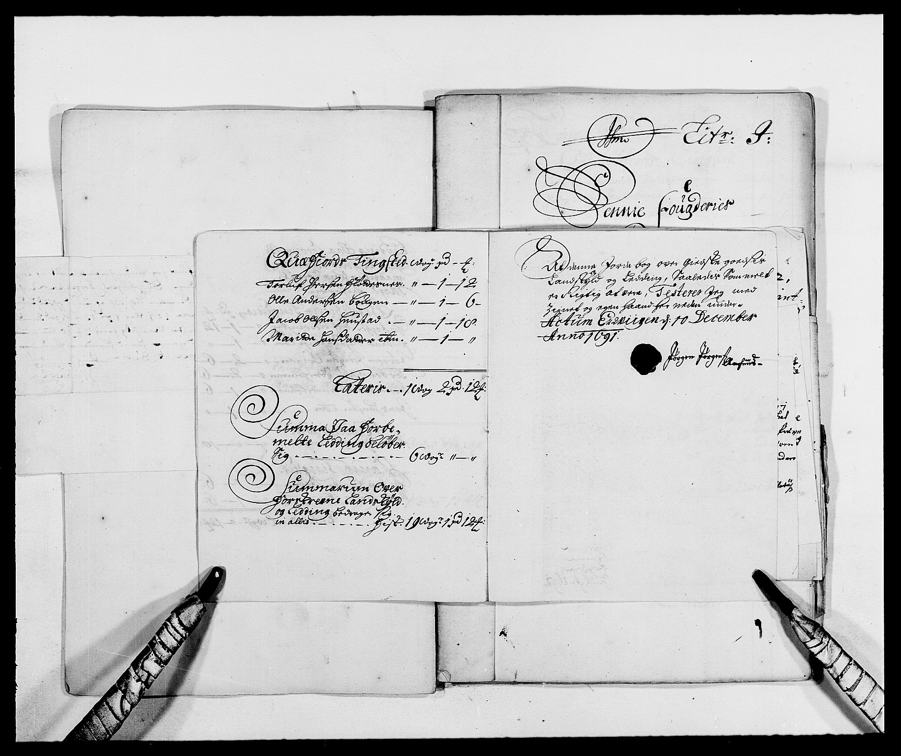 Rentekammeret inntil 1814, Reviderte regnskaper, Fogderegnskap, AV/RA-EA-4092/R68/L4752: Fogderegnskap Senja og Troms, 1691-1693, s. 252