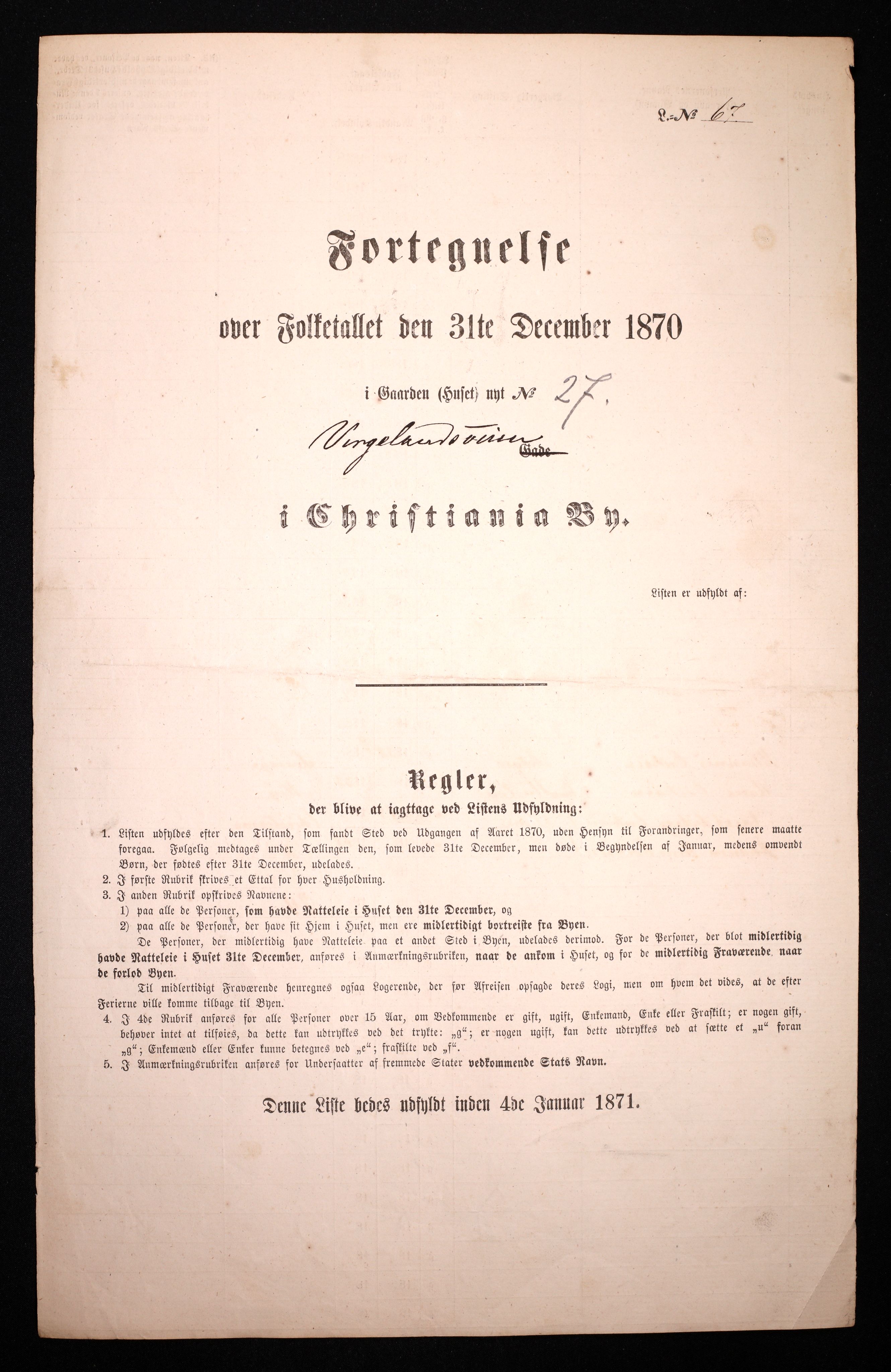 RA, Folketelling 1870 for 0301 Kristiania kjøpstad, 1870, s. 4635