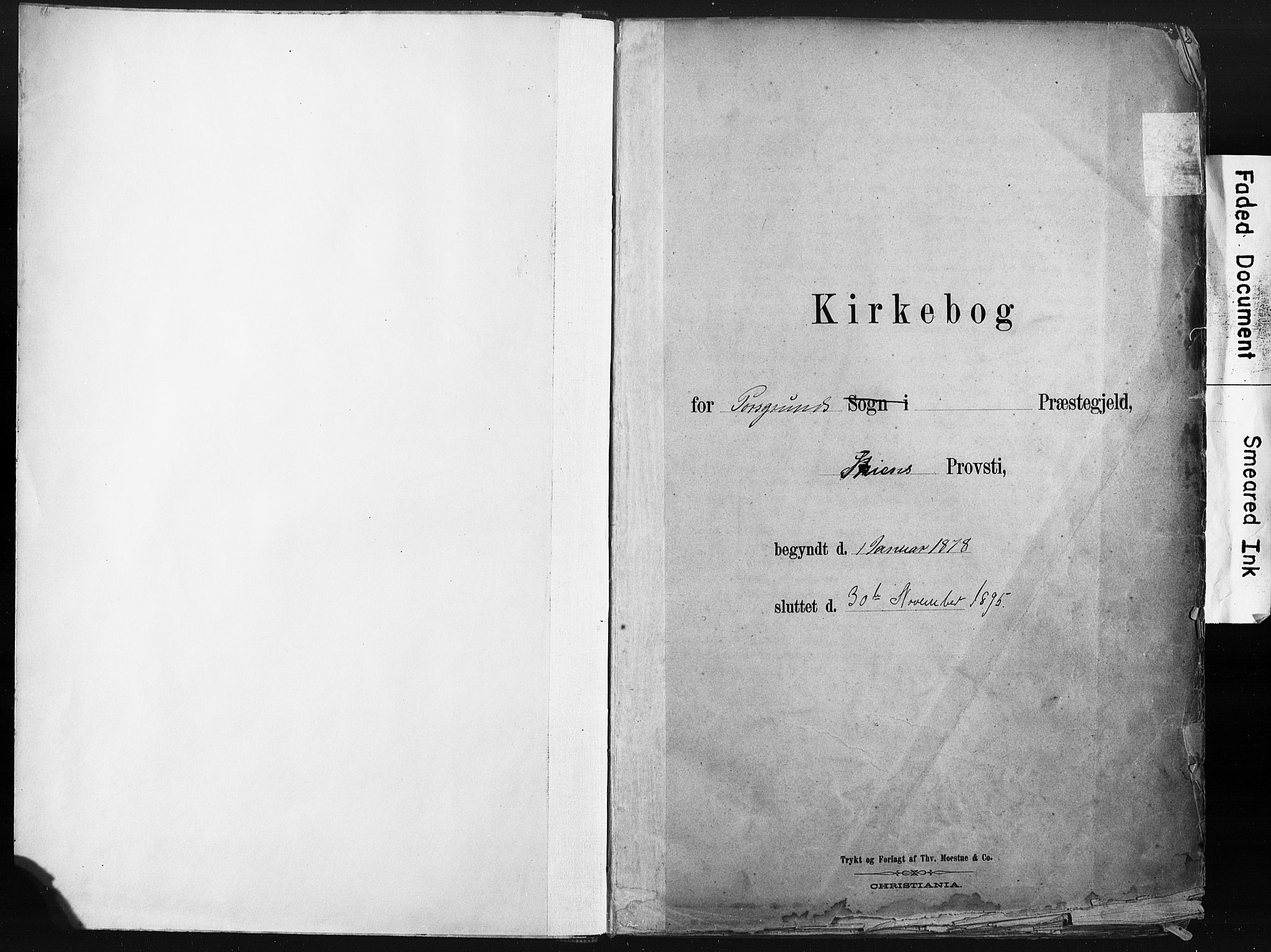 Porsgrunn kirkebøker , SAKO/A-104/F/Fa/L0008: Ministerialbok nr. 8, 1878-1895