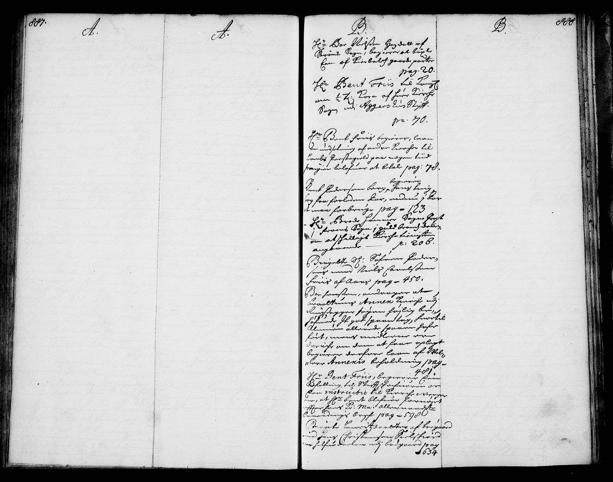 Stattholderembetet 1572-1771, AV/RA-EA-2870/Ae/L0002: Supplikasjons- og resolusjonsprotokoll, 1686, s. 887-888