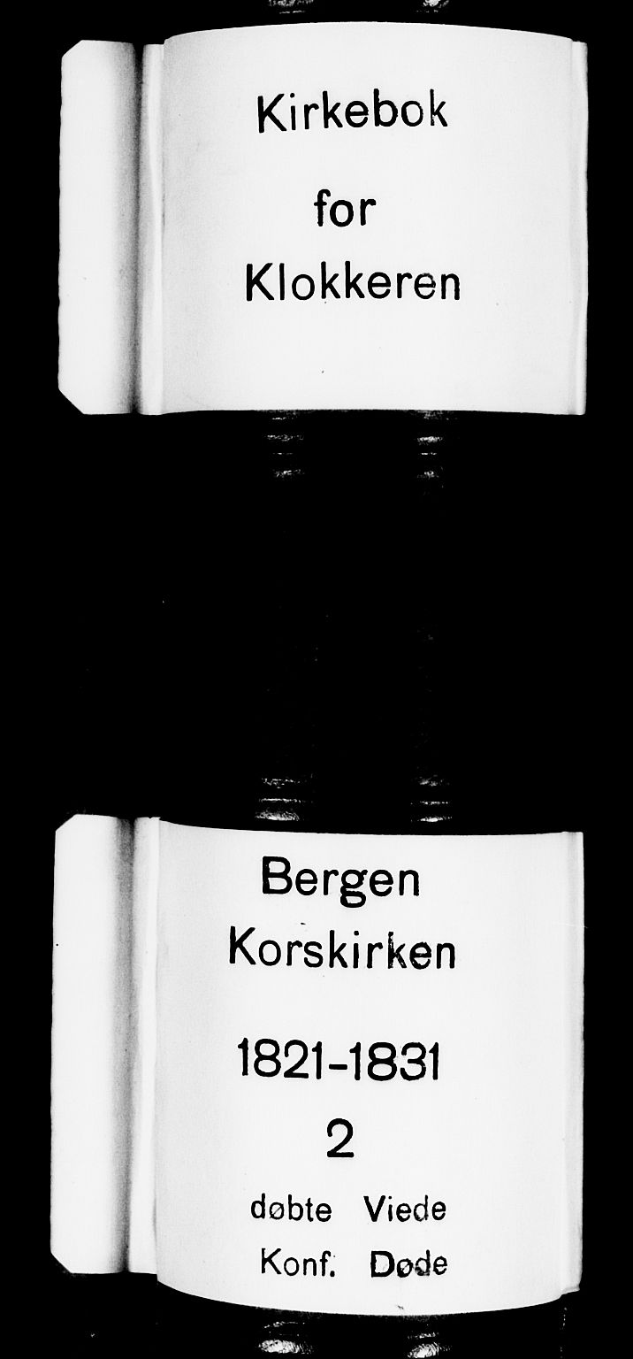 Korskirken sokneprestembete, SAB/A-76101/H/Hab: Klokkerbok nr. A 3, 1821-1831